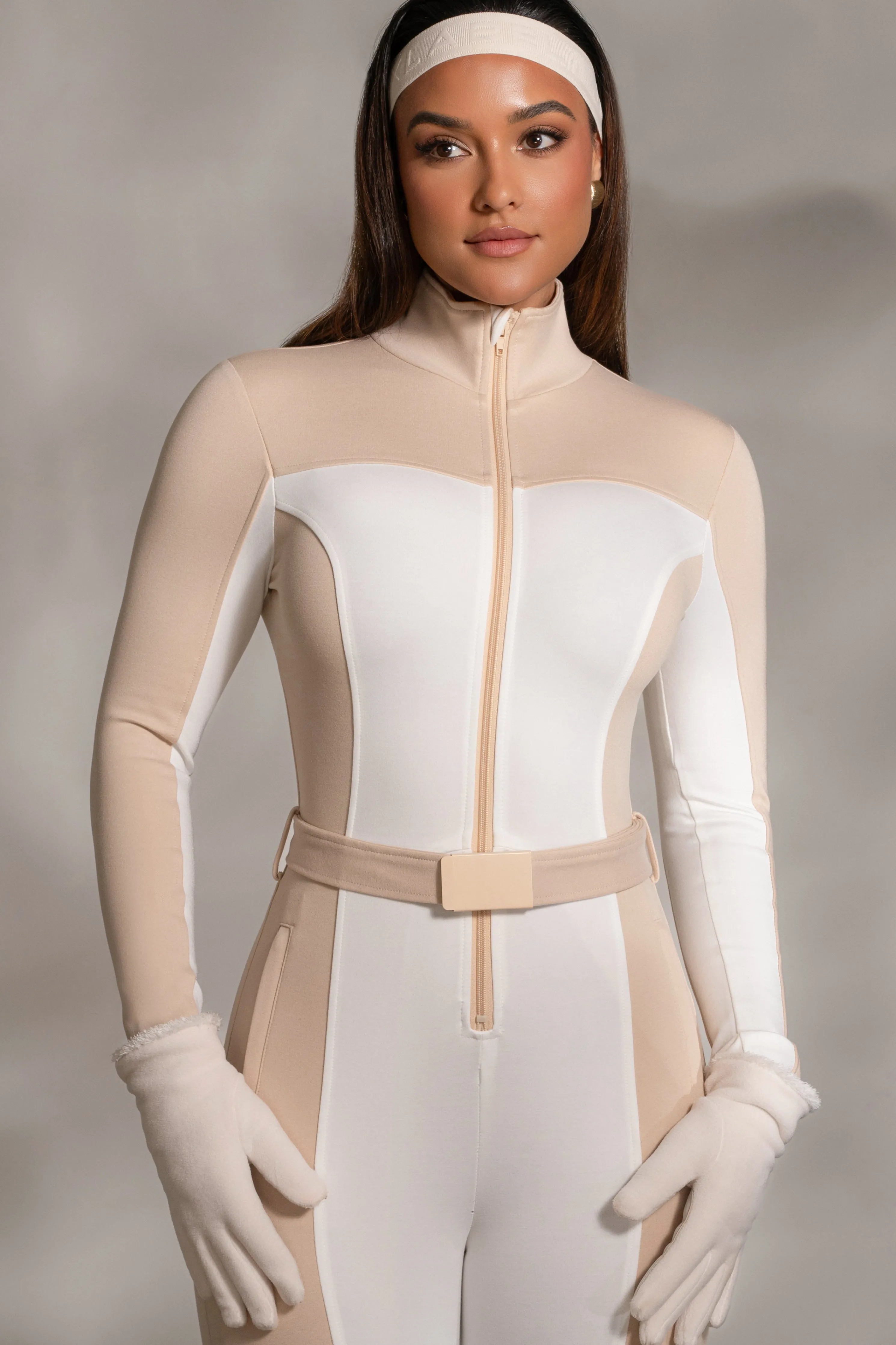 Beige Arctic Rush Ski Suit