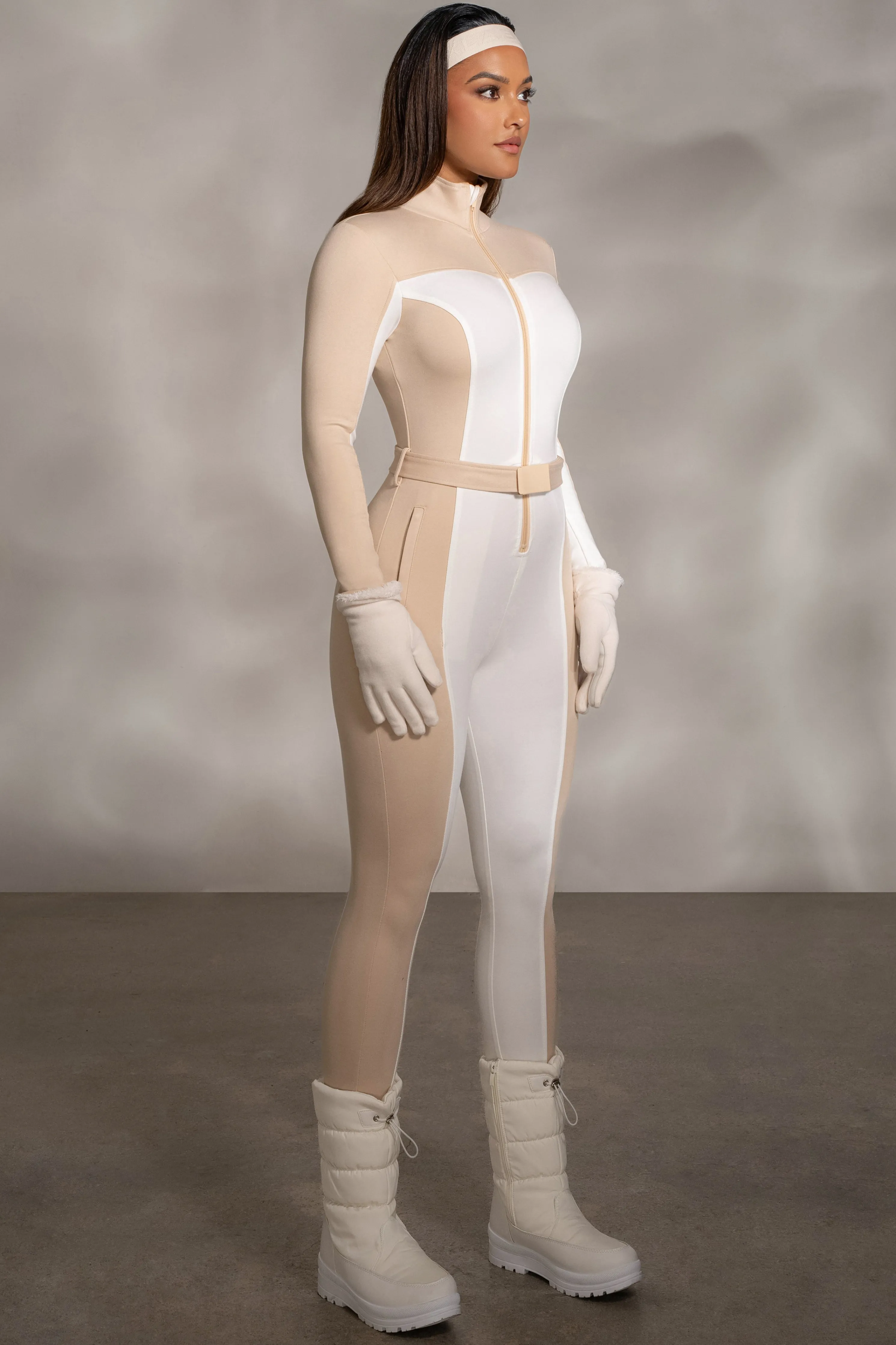 Beige Arctic Rush Ski Suit