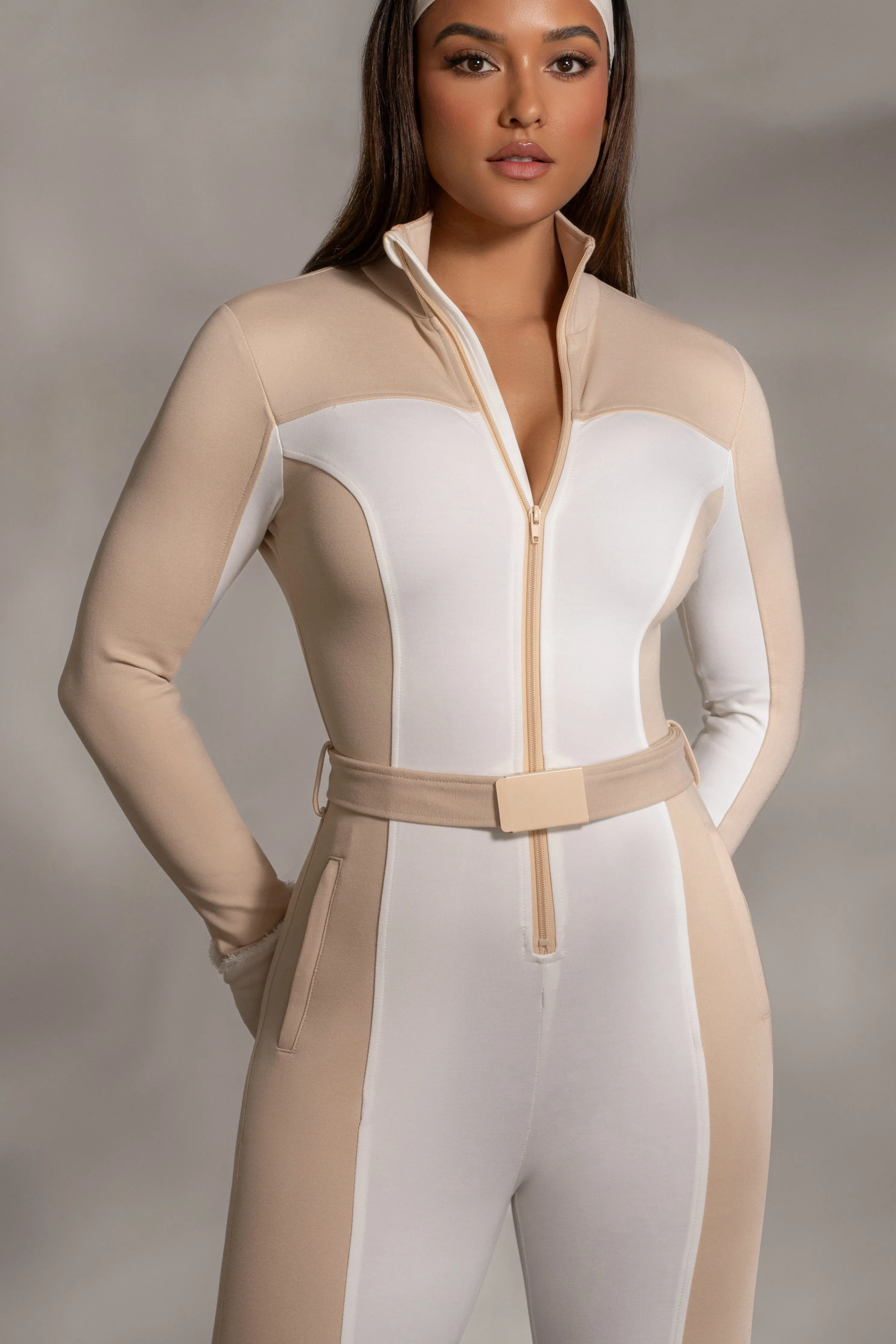 Beige Arctic Rush Ski Suit