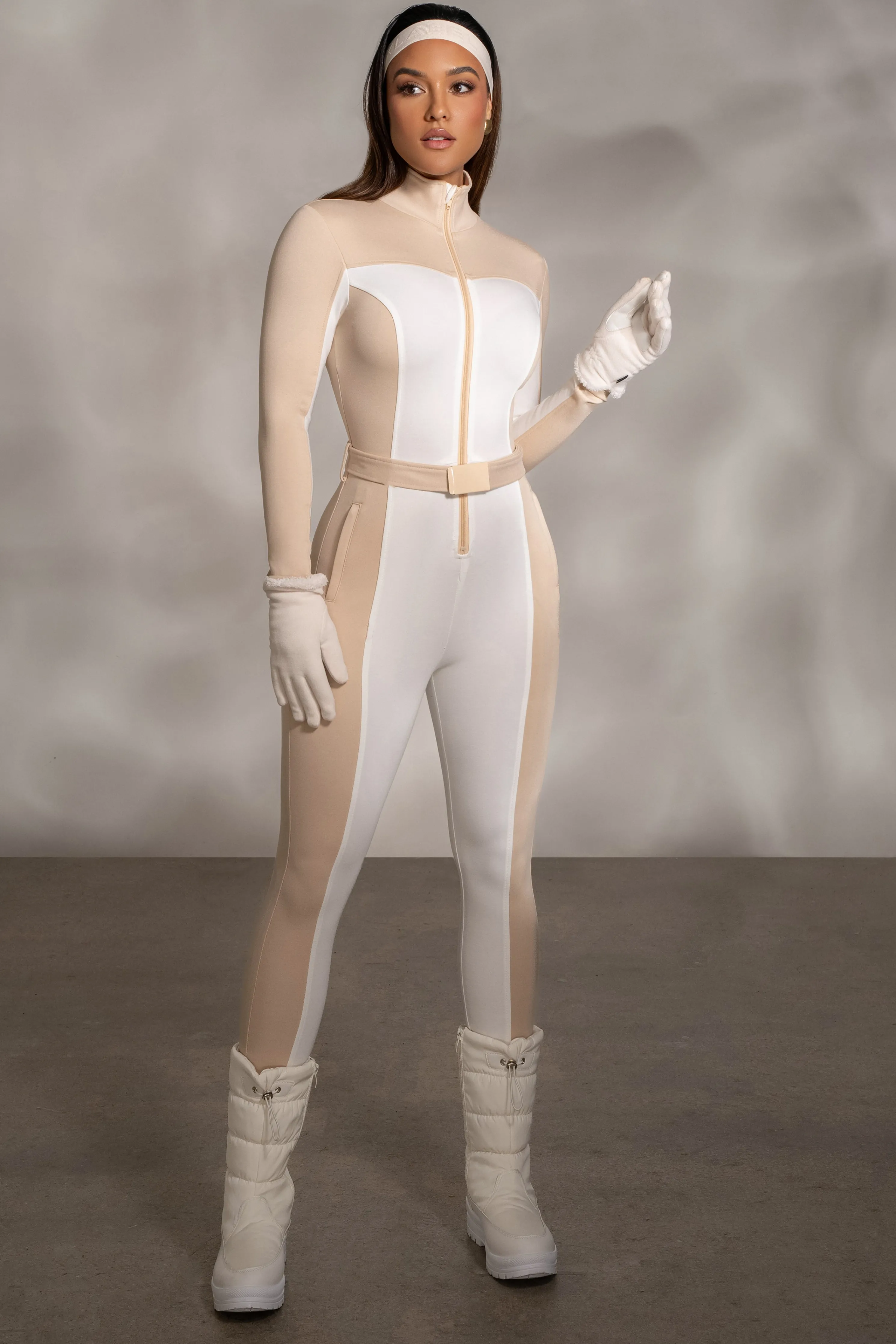 Beige Arctic Rush Ski Suit