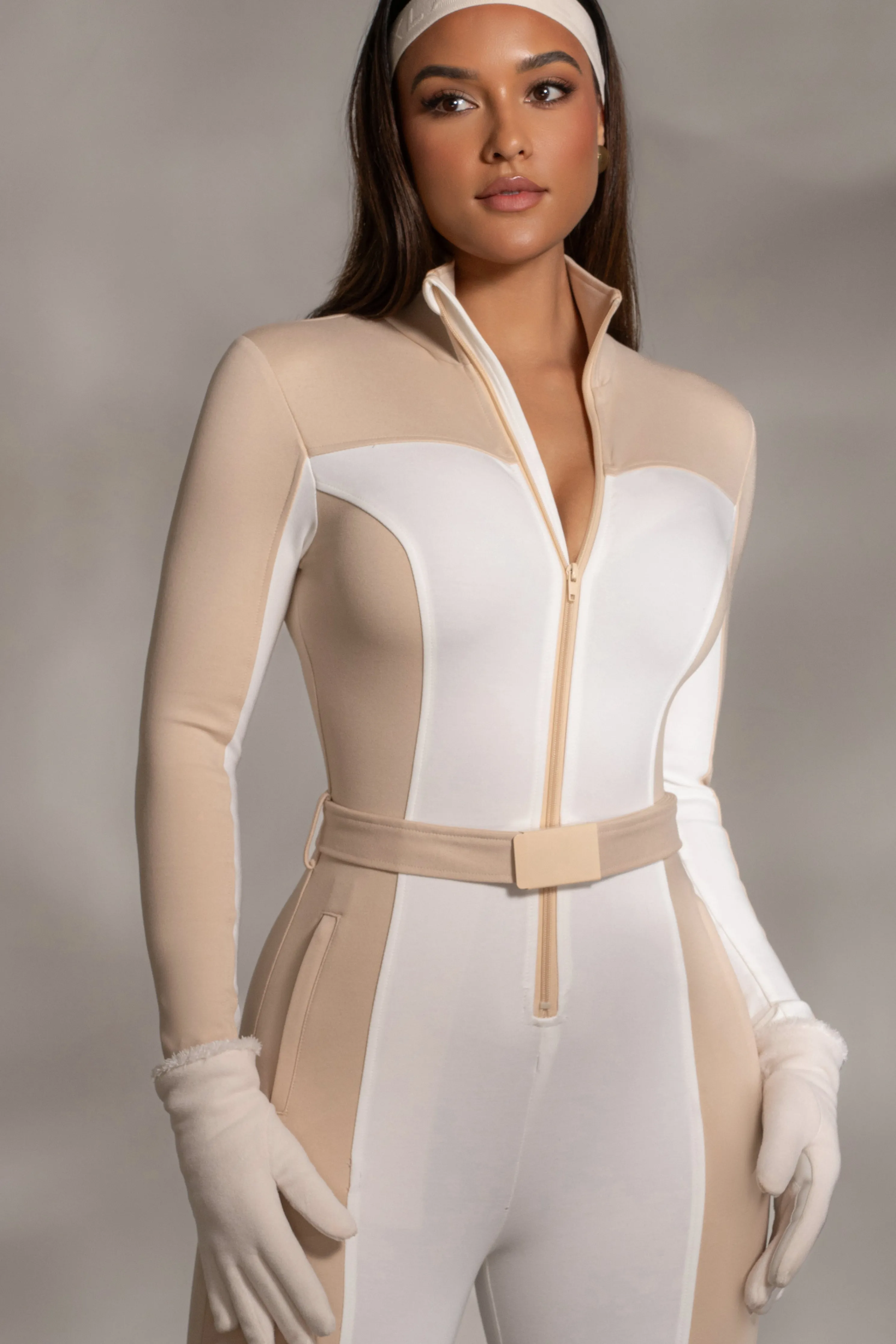 Beige Arctic Rush Ski Suit