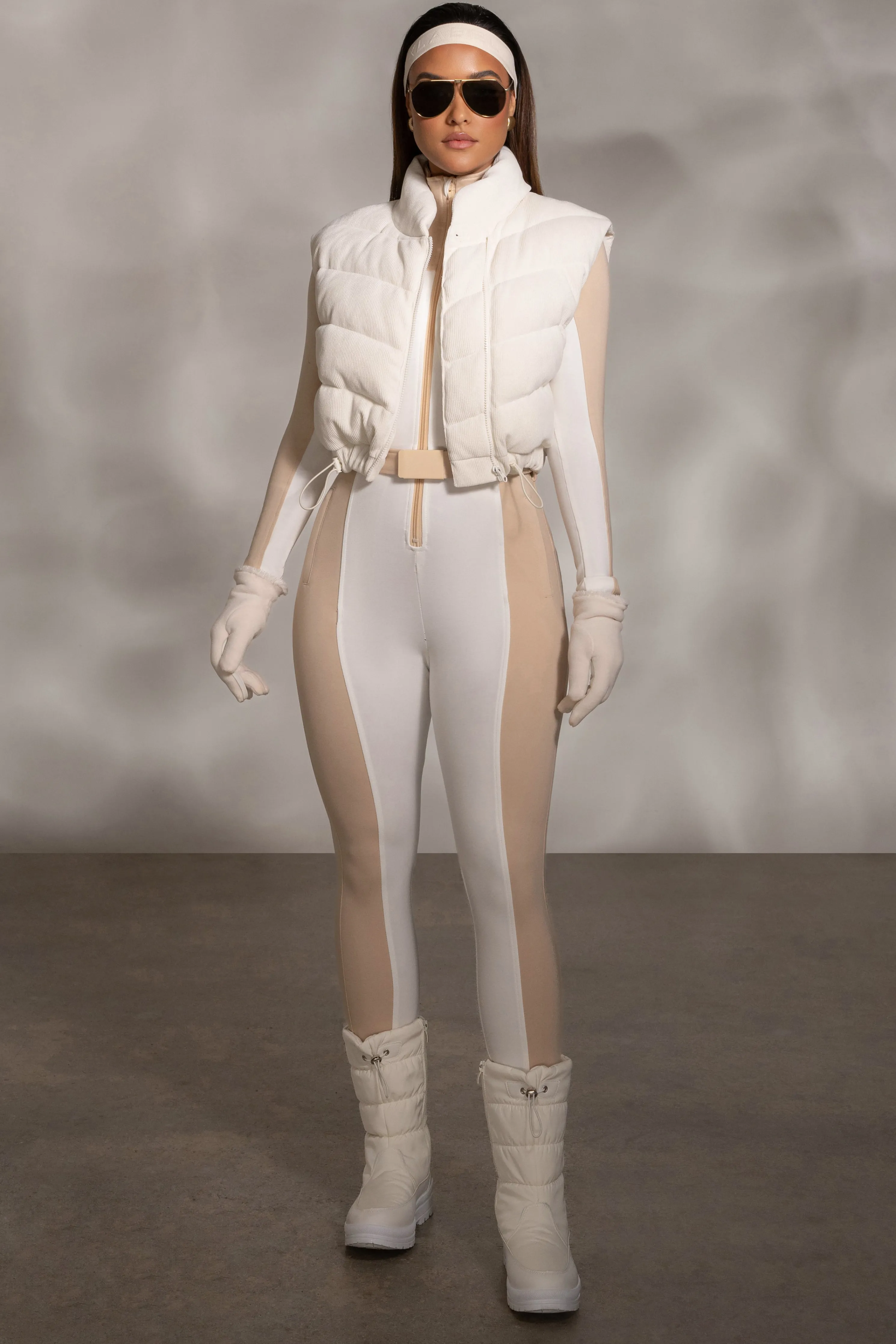 Beige Arctic Rush Ski Suit