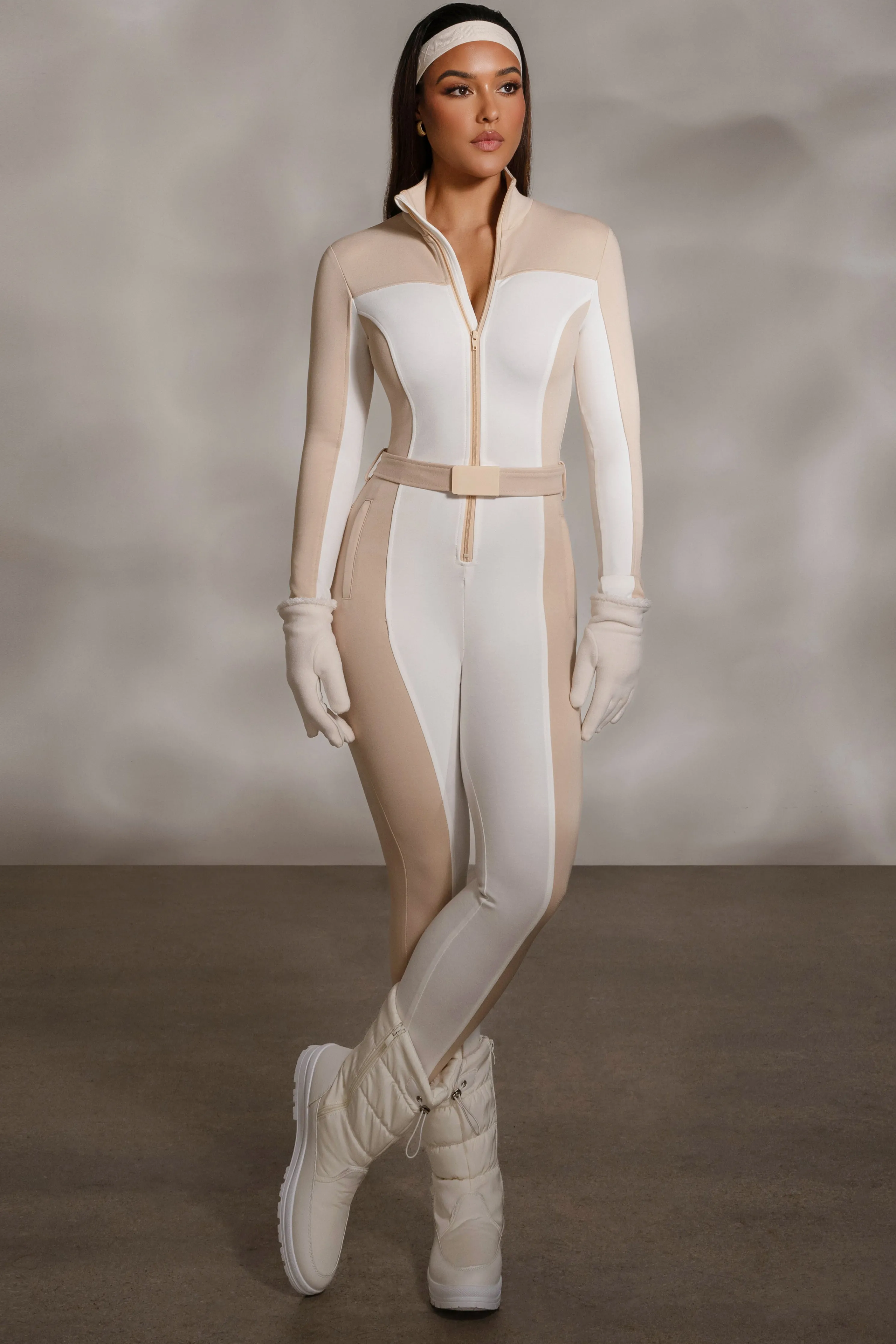 Beige Arctic Rush Ski Suit