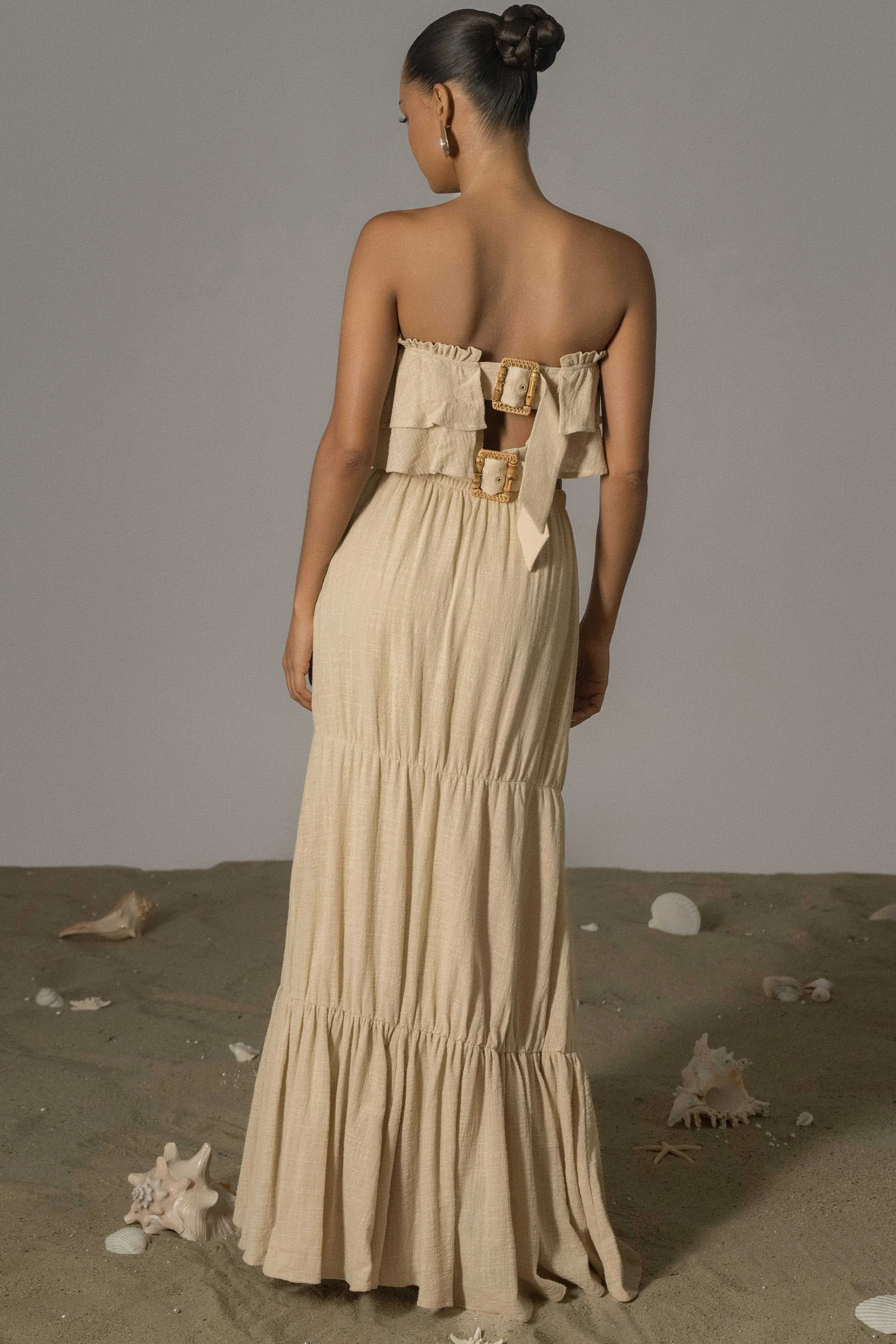 Beige By The Sea Skirt Set