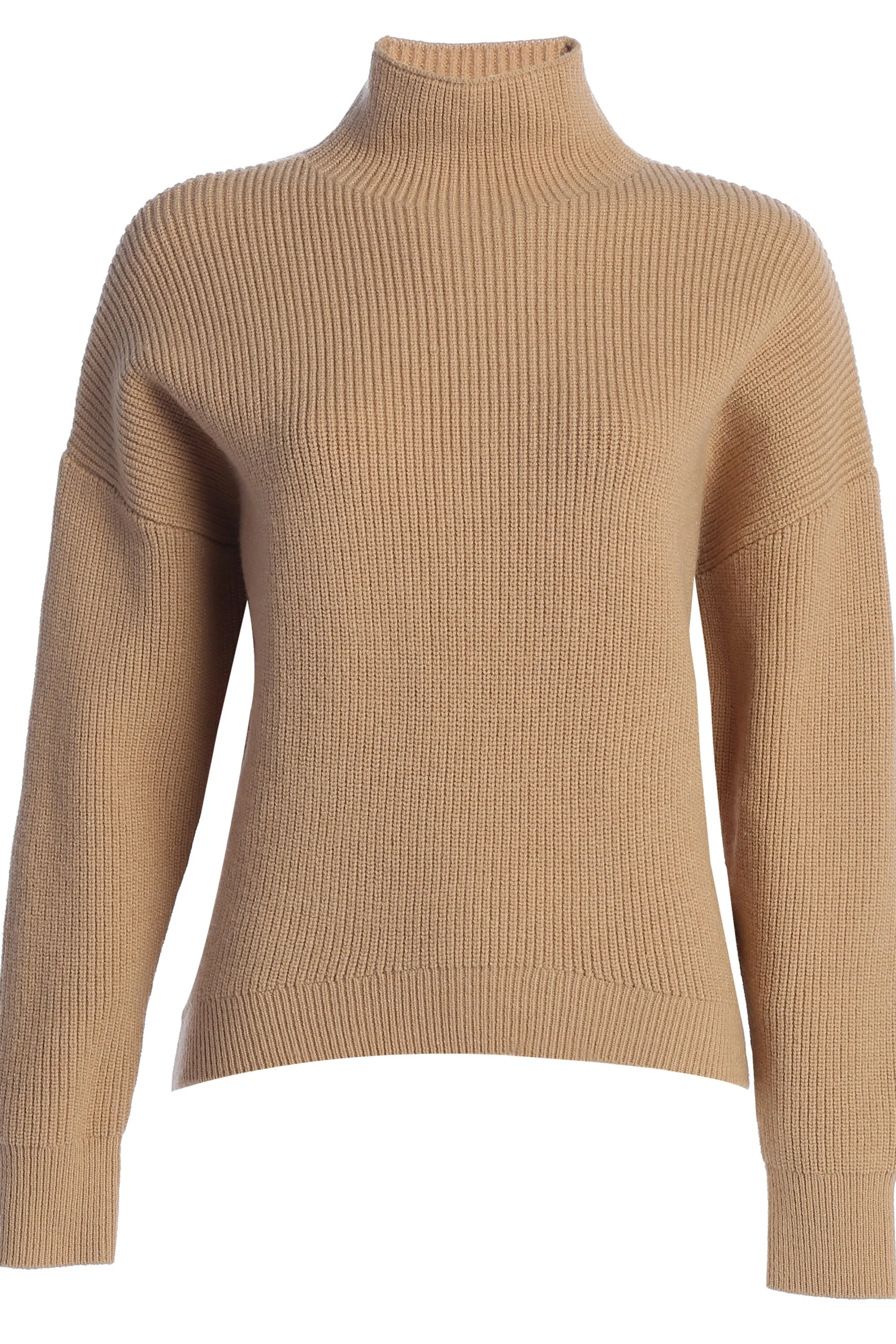Beige Jenni Turtleneck Sweater Top