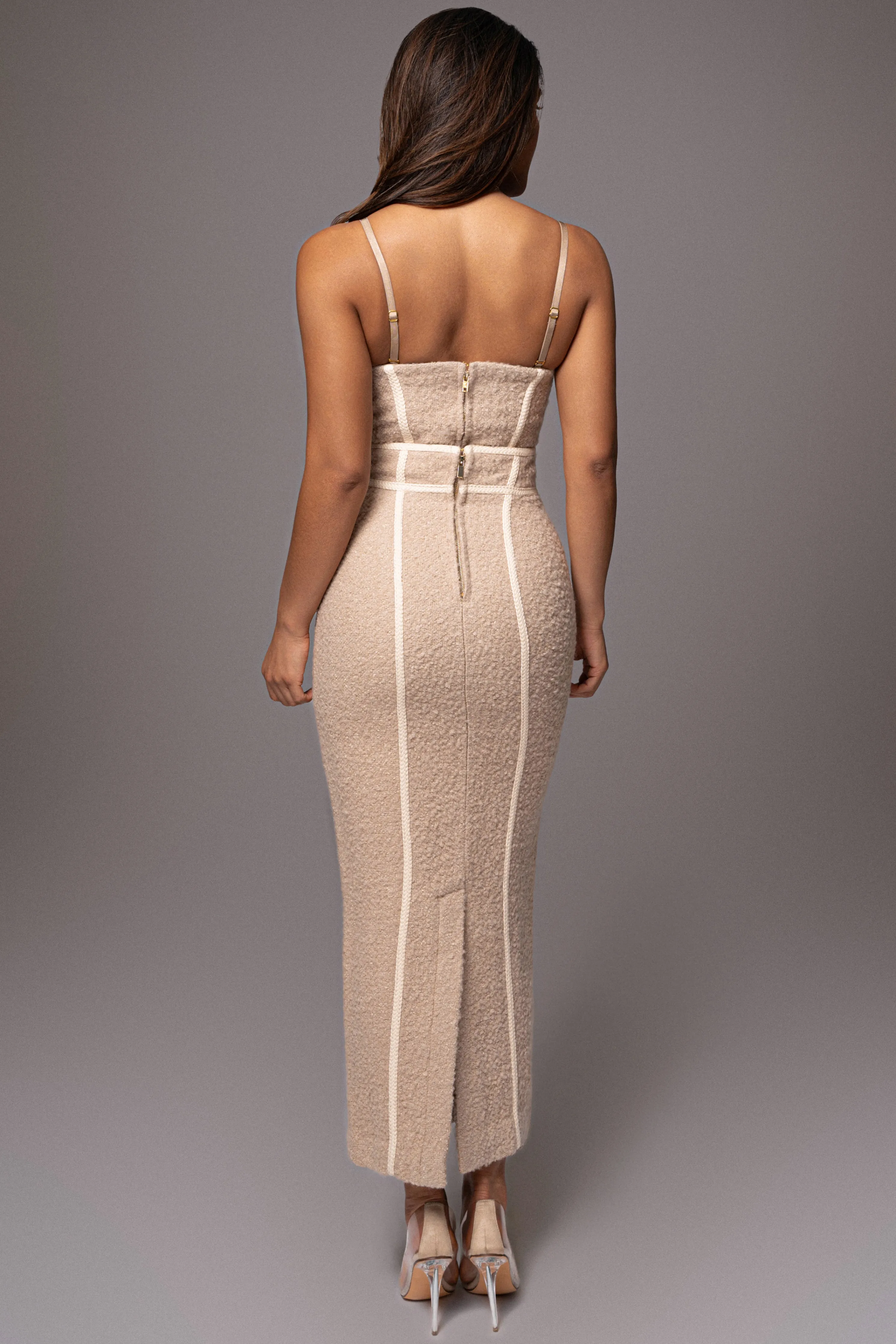 Beige Jozie Bustier Top