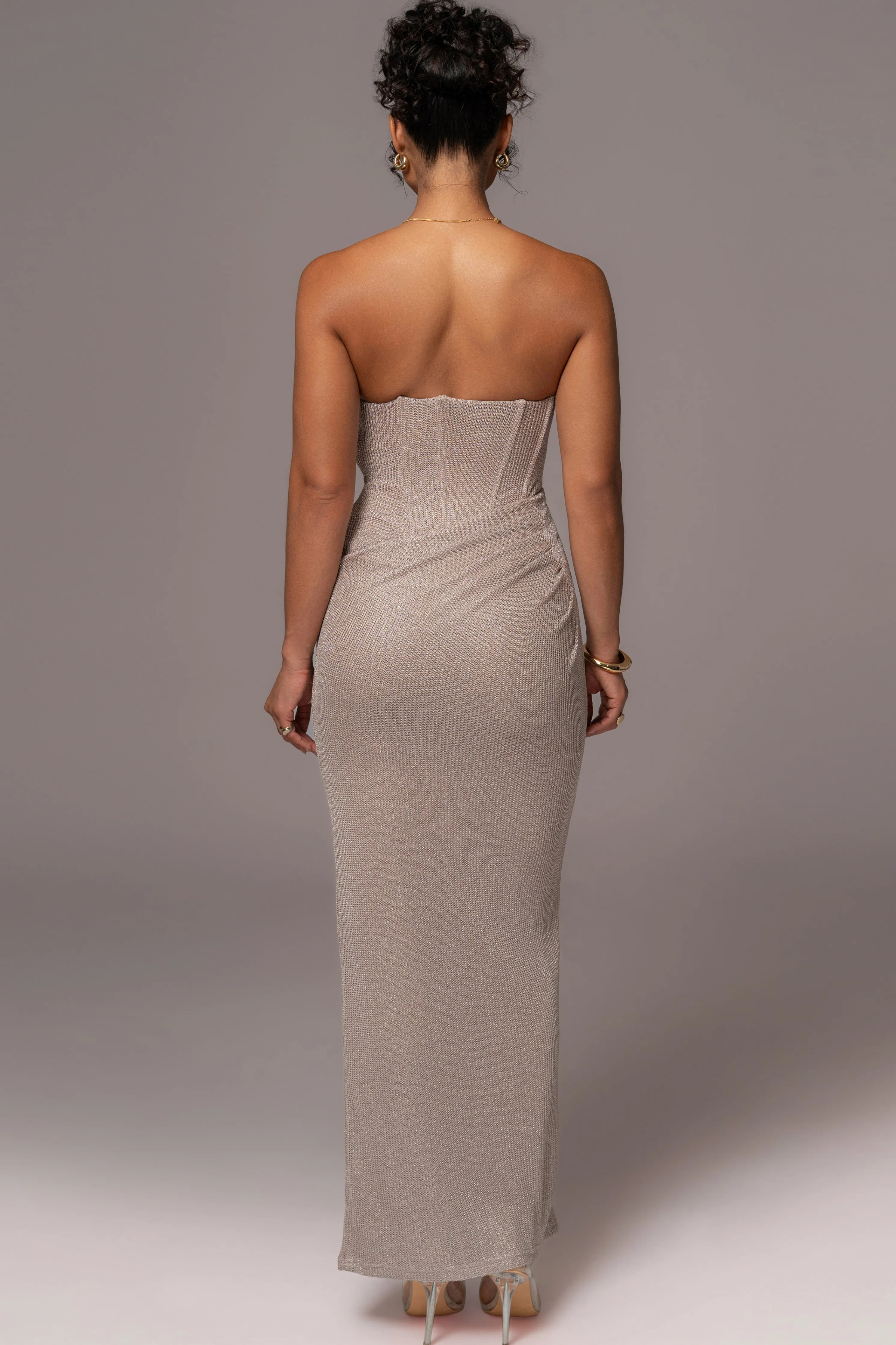 Beige Lush Life Maxi Dress