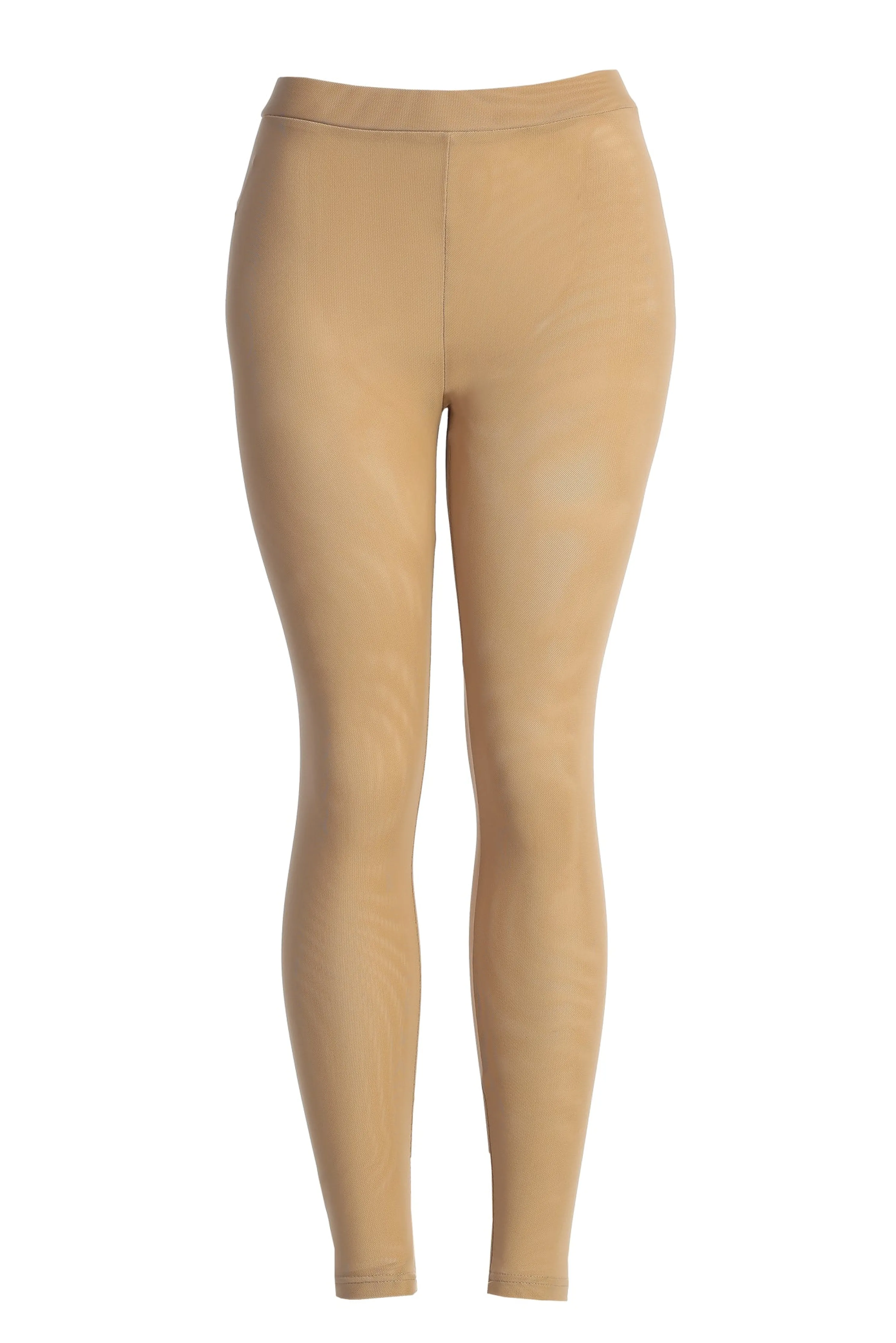 Beige Nina Mesh Pants