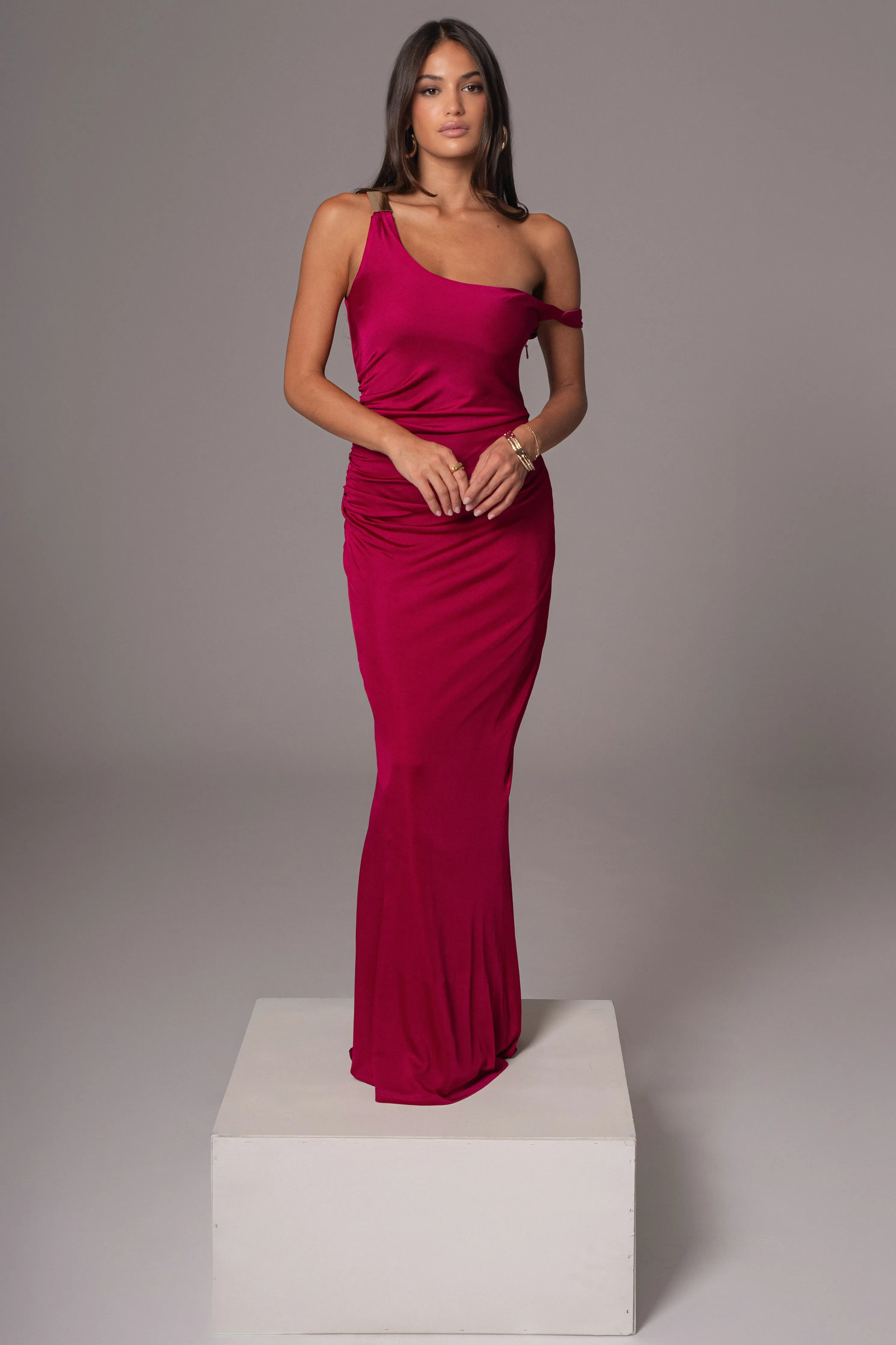 Berry Birthday Maxi Dress