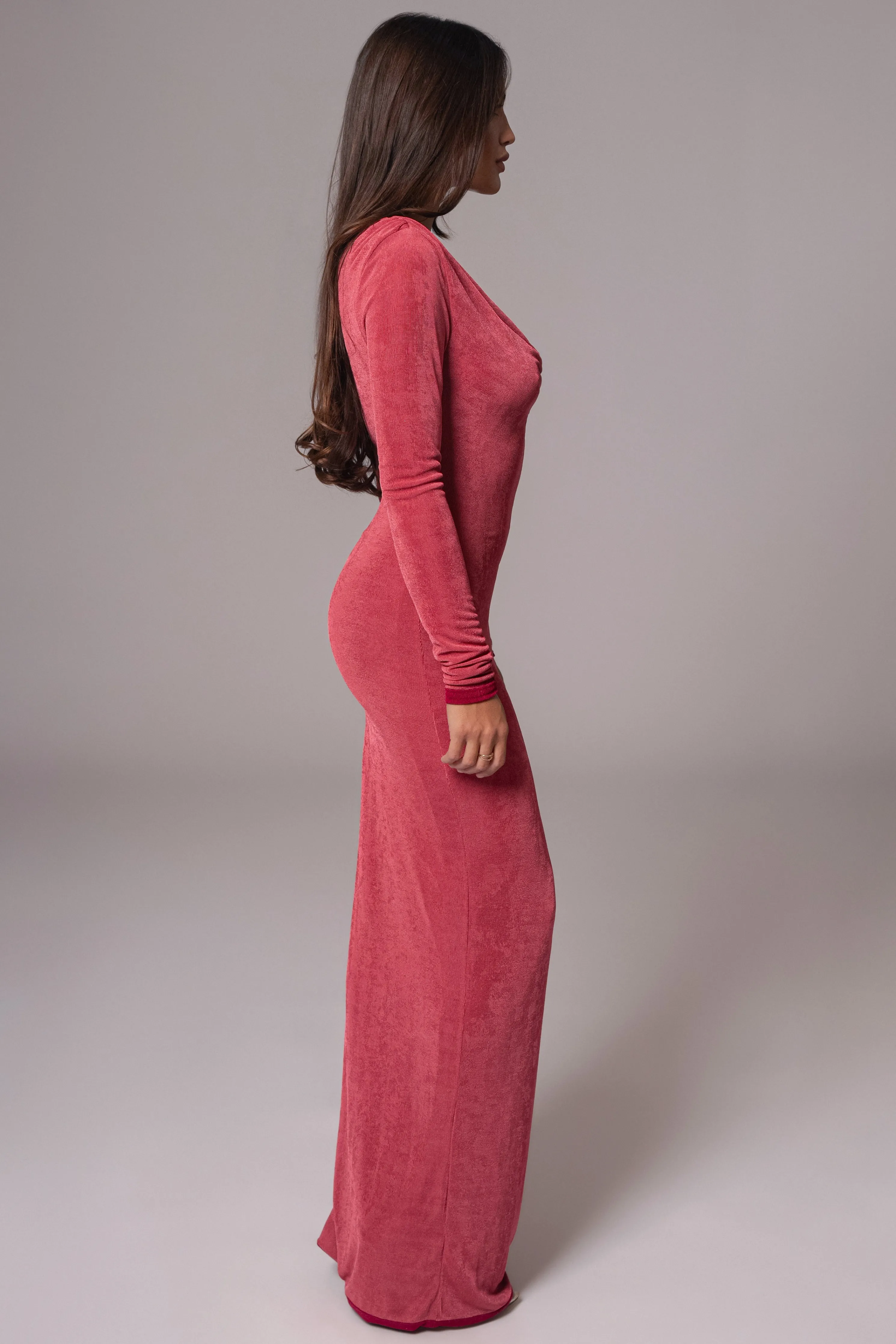 Berry/Mauve Ashton Reversible Maxi Dress