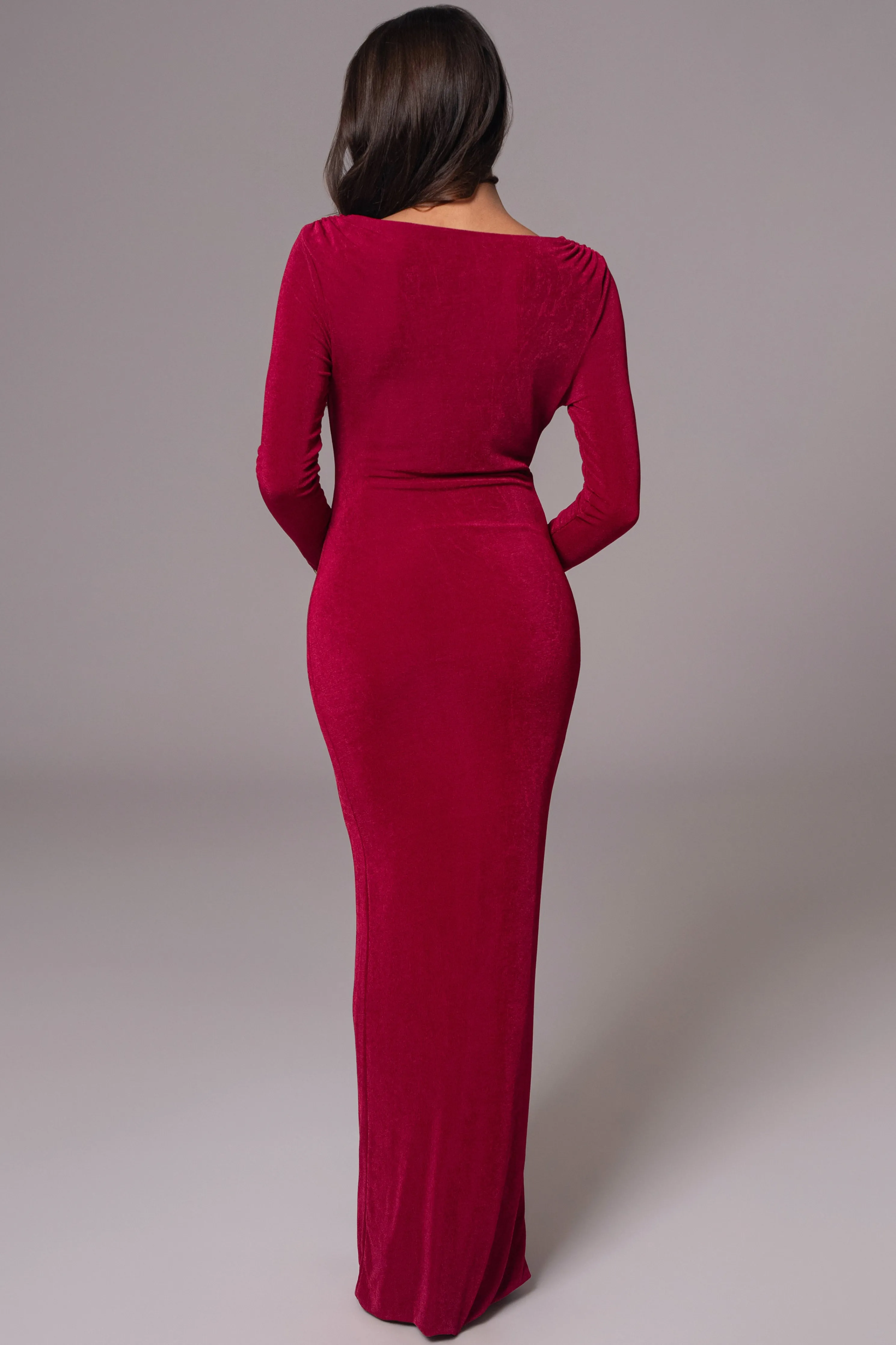 Berry/Mauve Ashton Reversible Maxi Dress