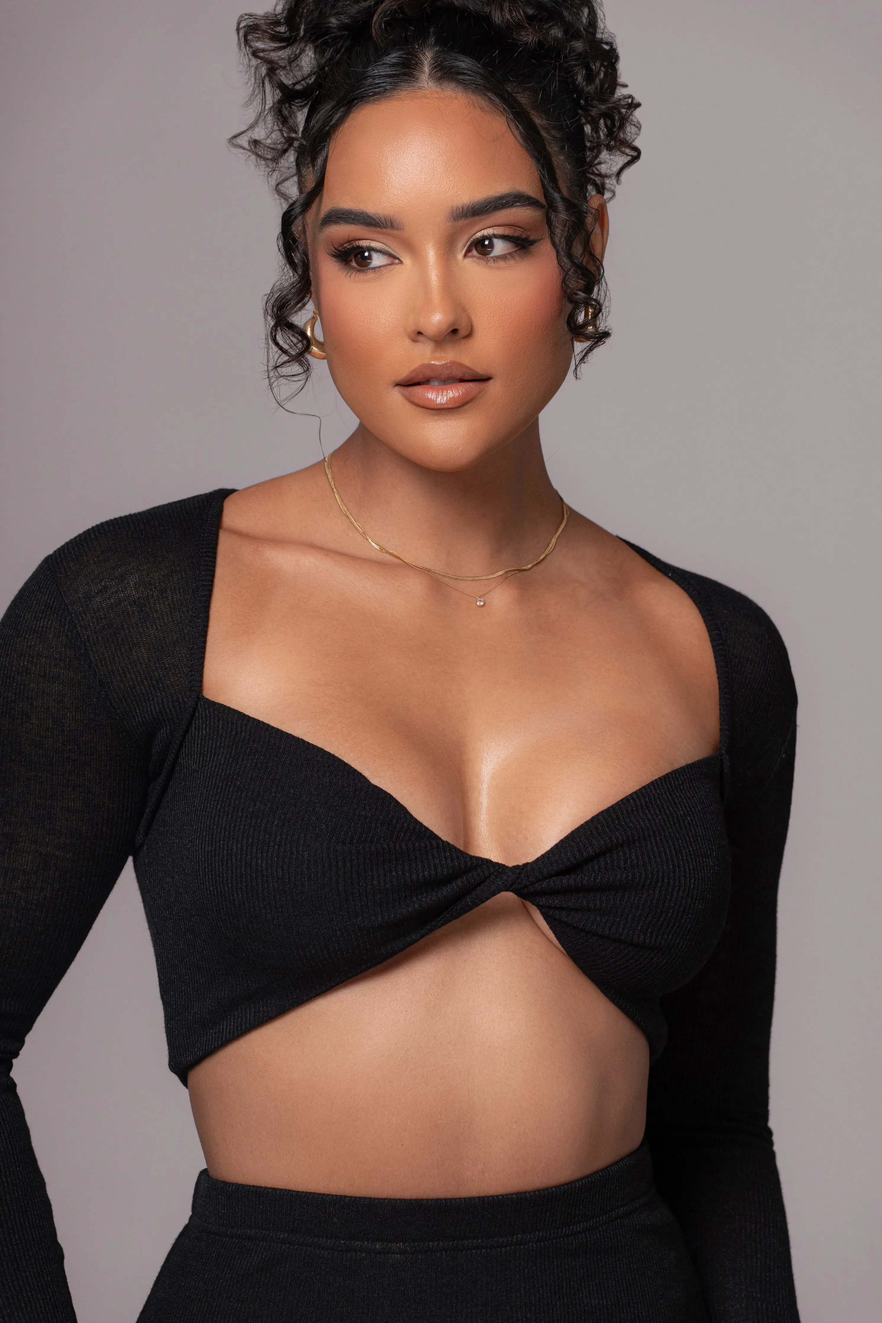 Black All About You Skirt Set