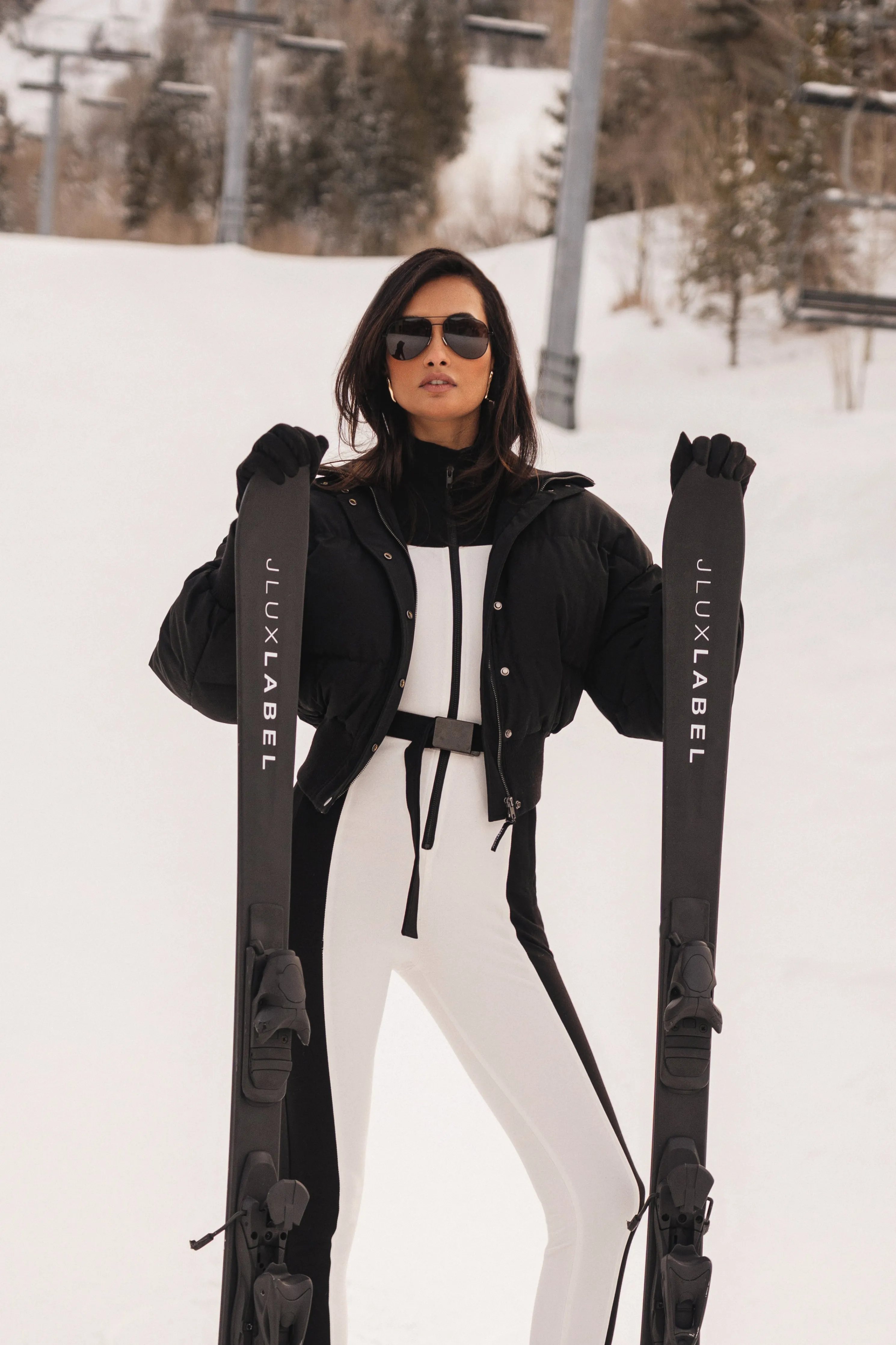 Black Arctic Rush Ski Suit