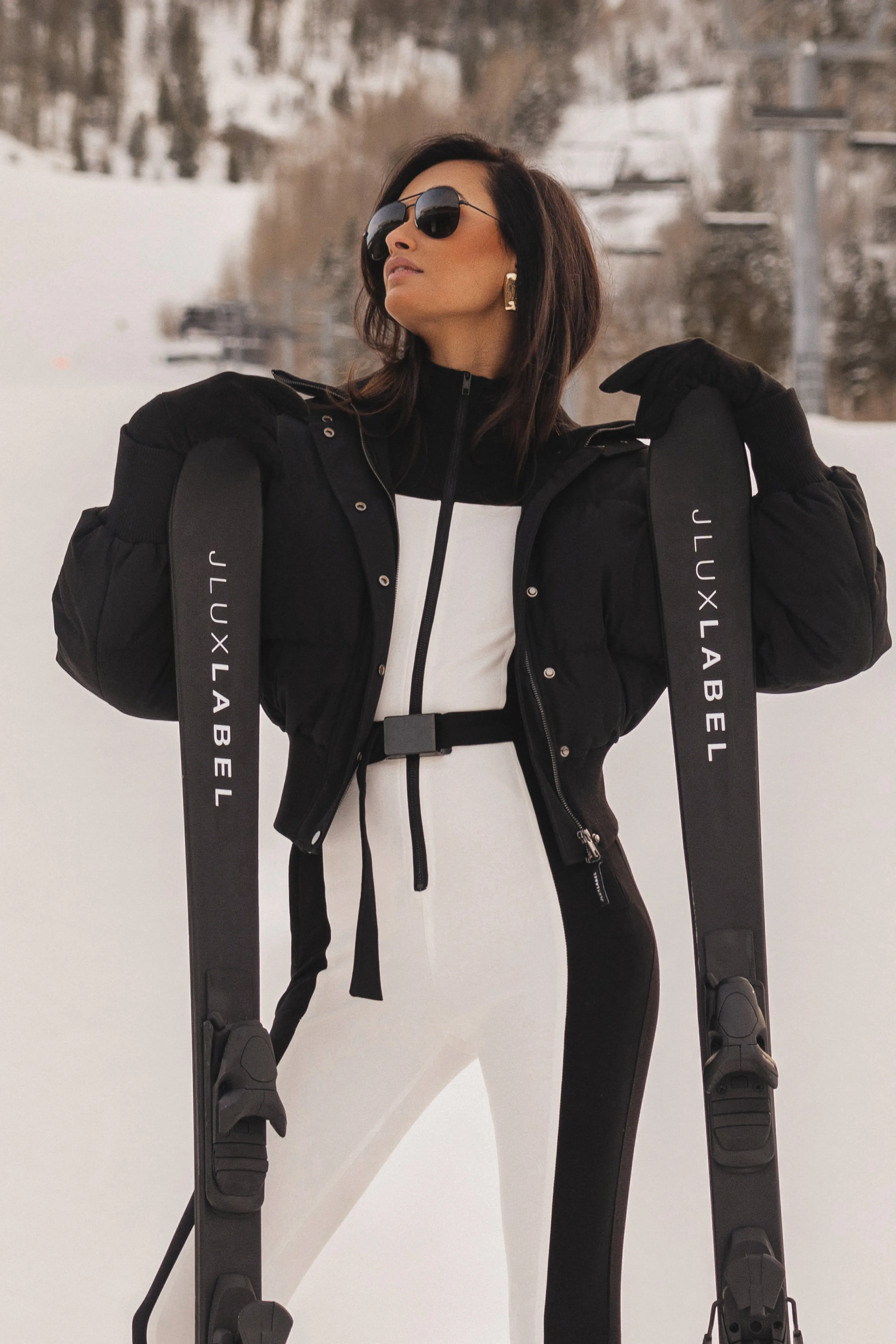 Black Arctic Rush Ski Suit