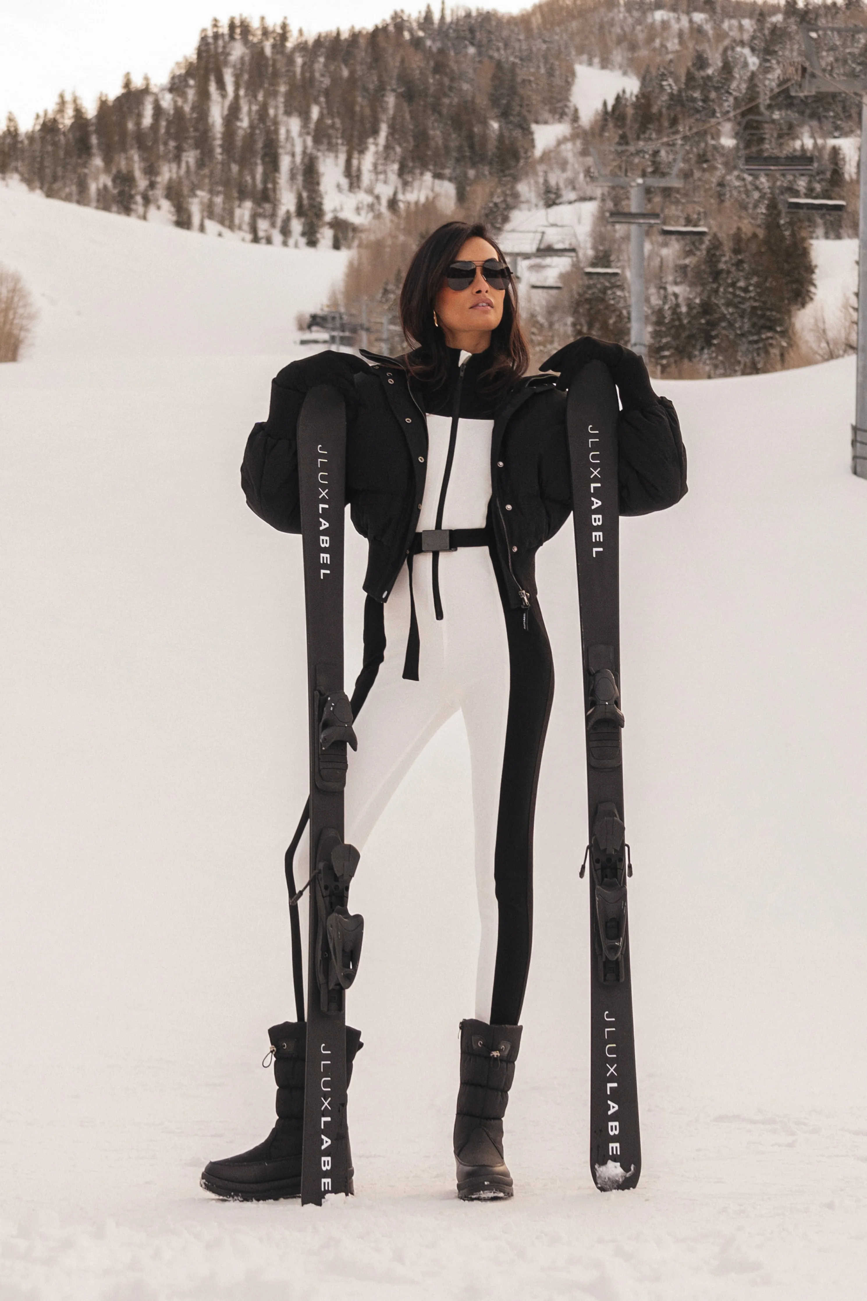 Black Arctic Rush Ski Suit
