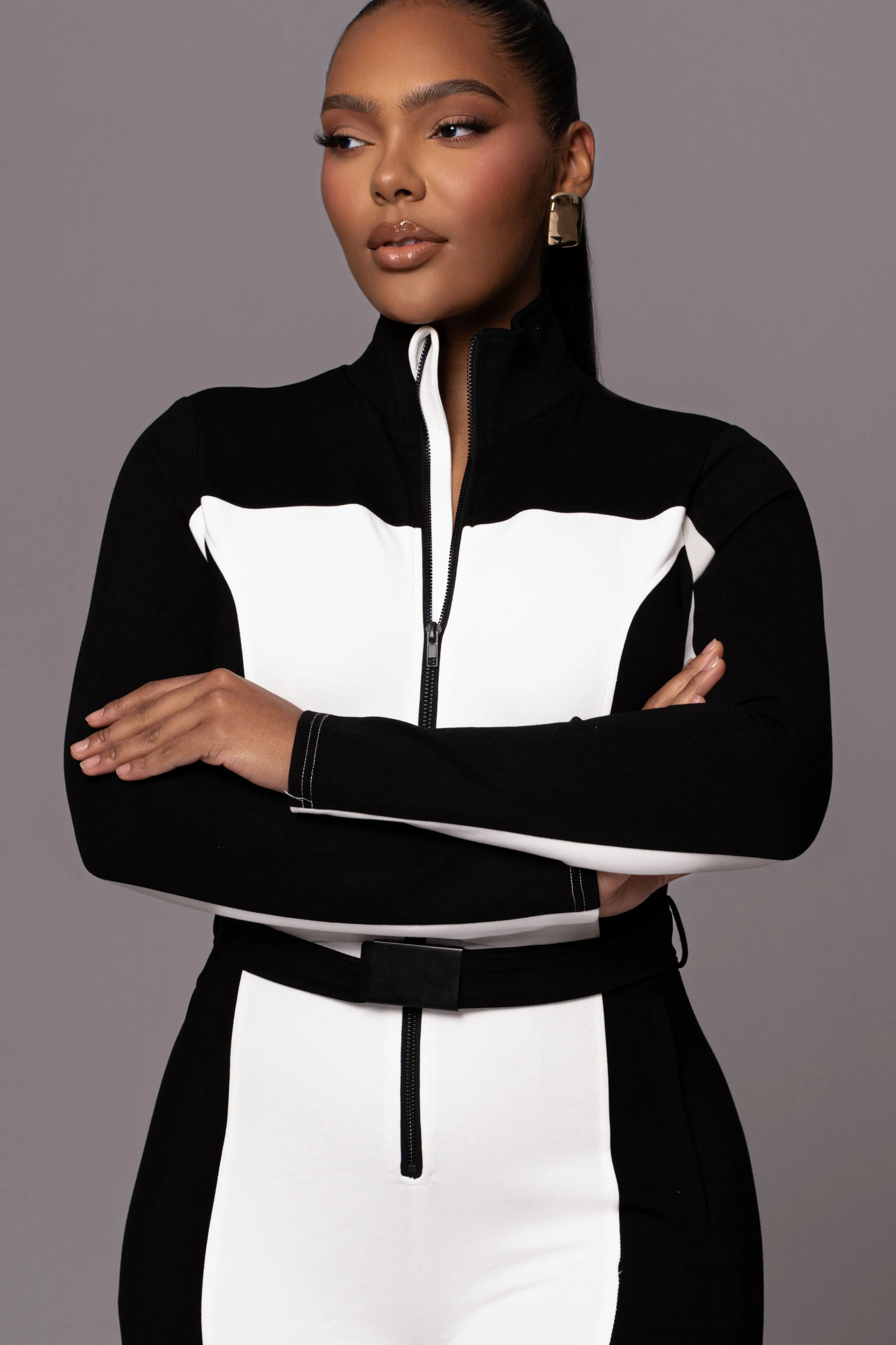 Black Arctic Rush Ski Suit