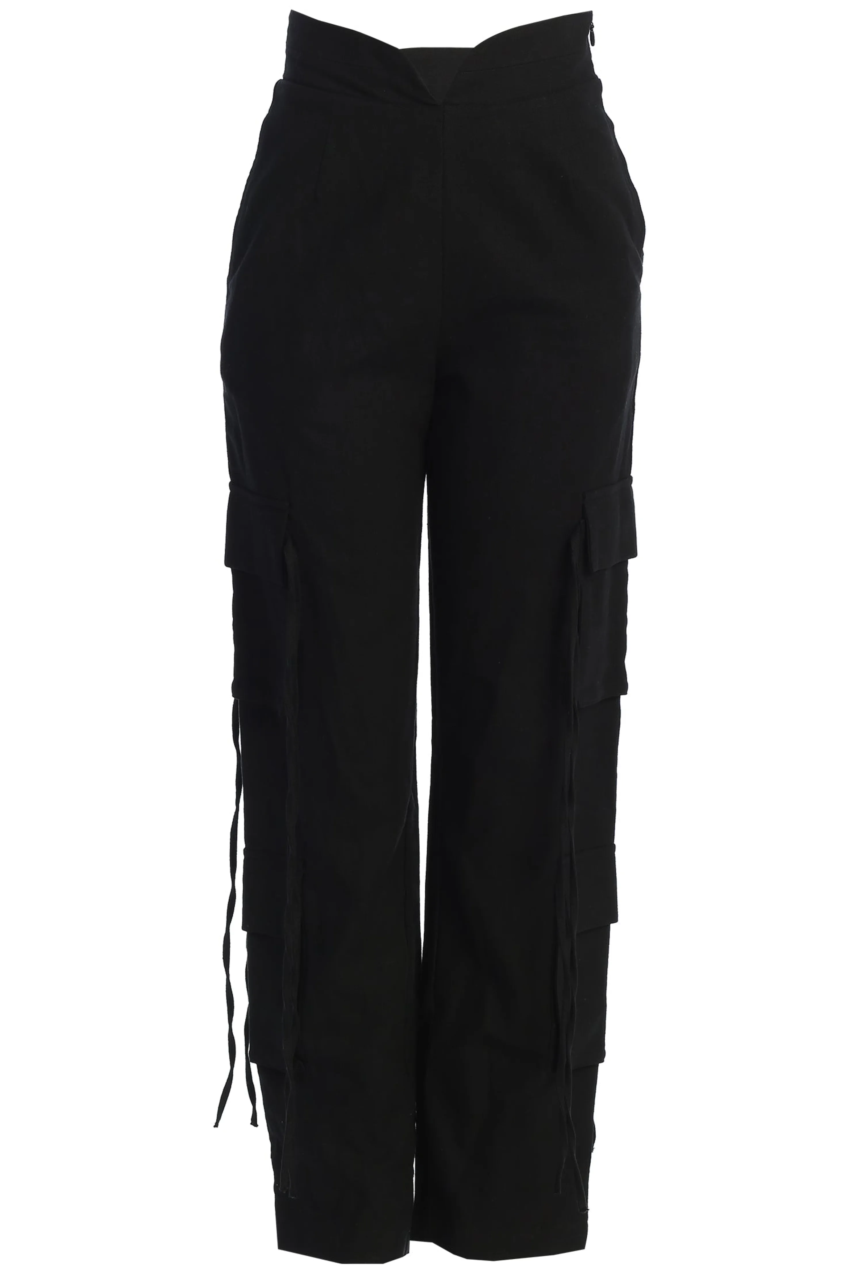 Black Better Half Linen Utility Pants