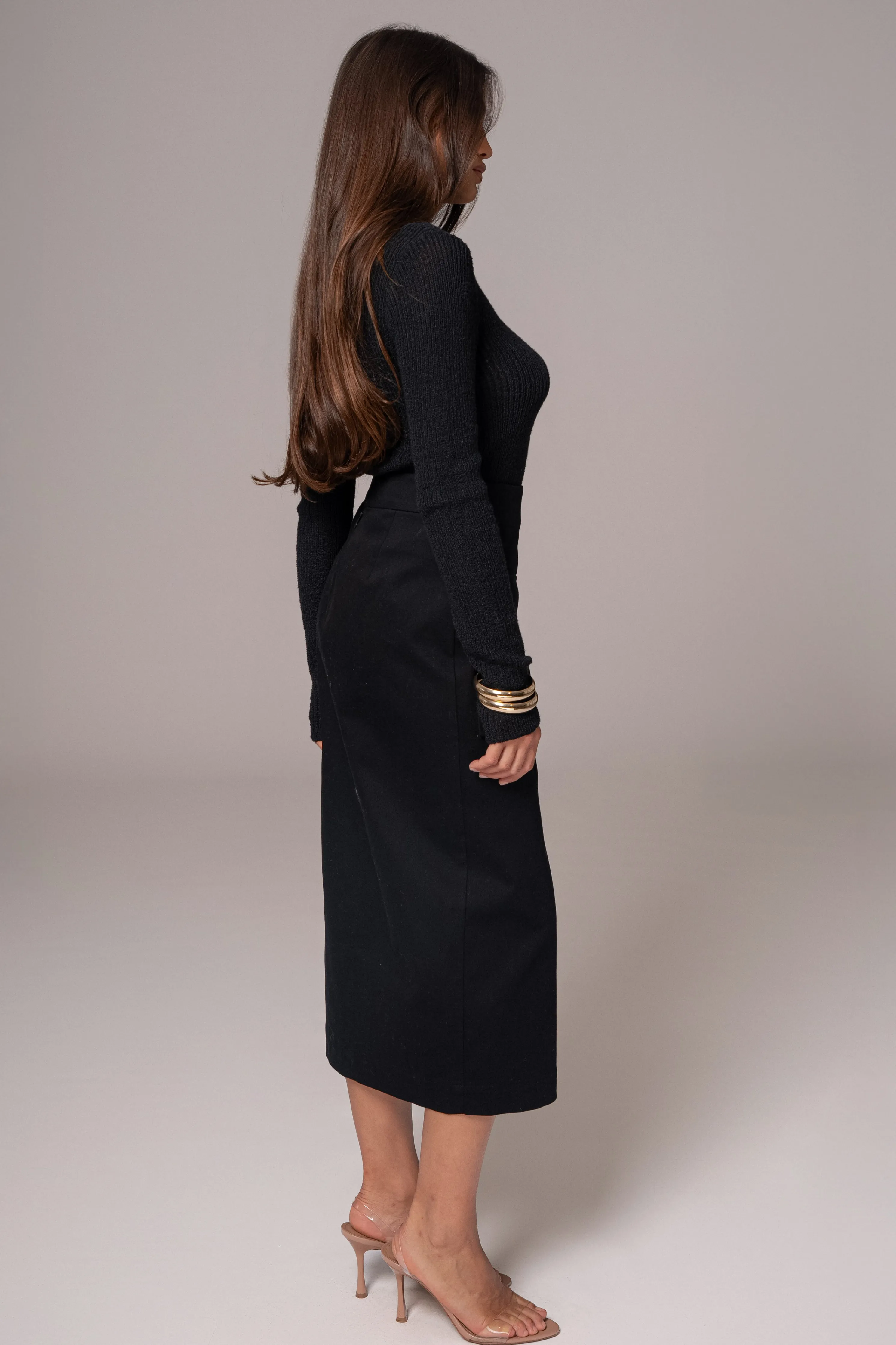 Black City Life Cargo Skirt