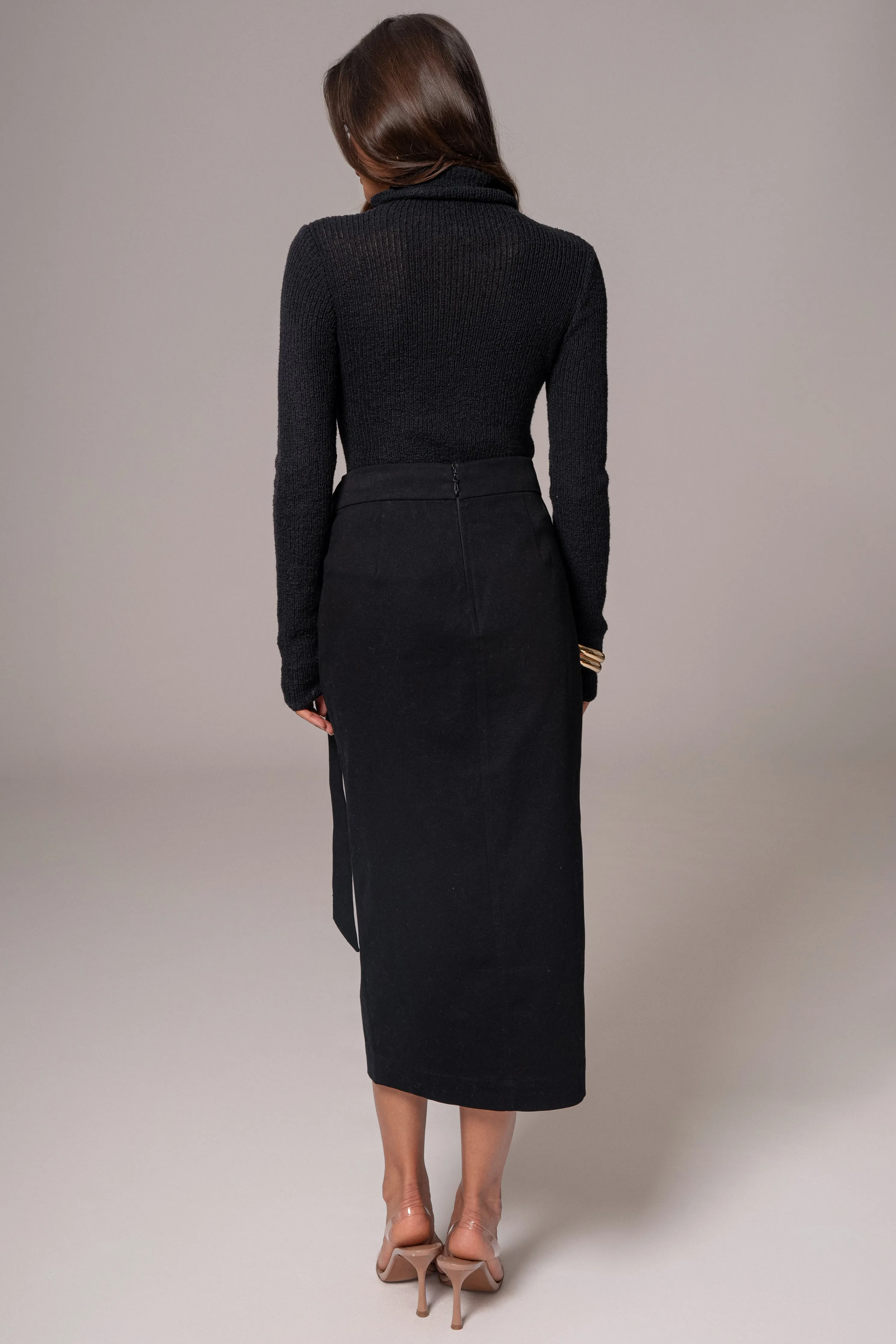 Black City Life Cargo Skirt