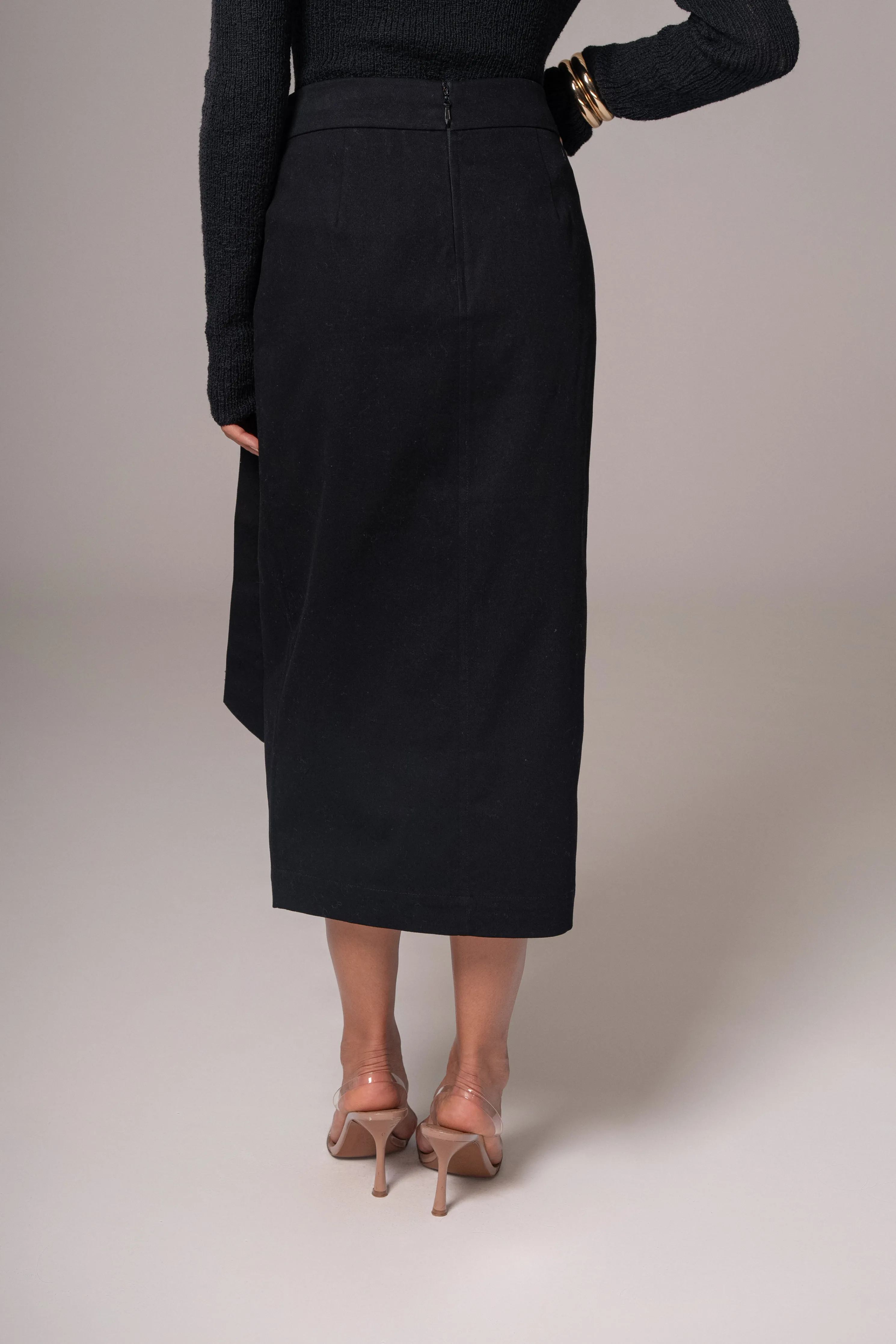 Black City Life Cargo Skirt