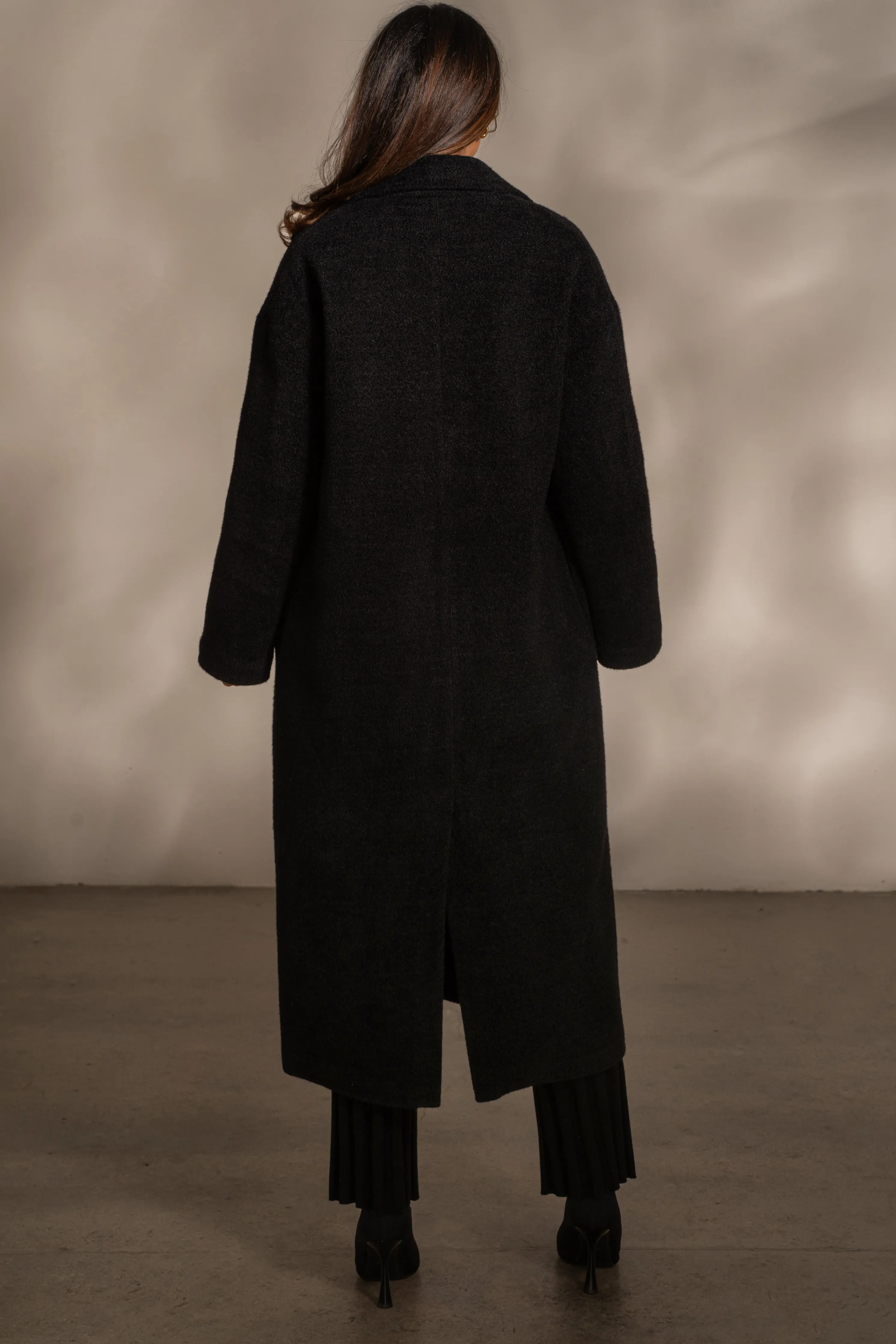 Black Dion Oversized Coat