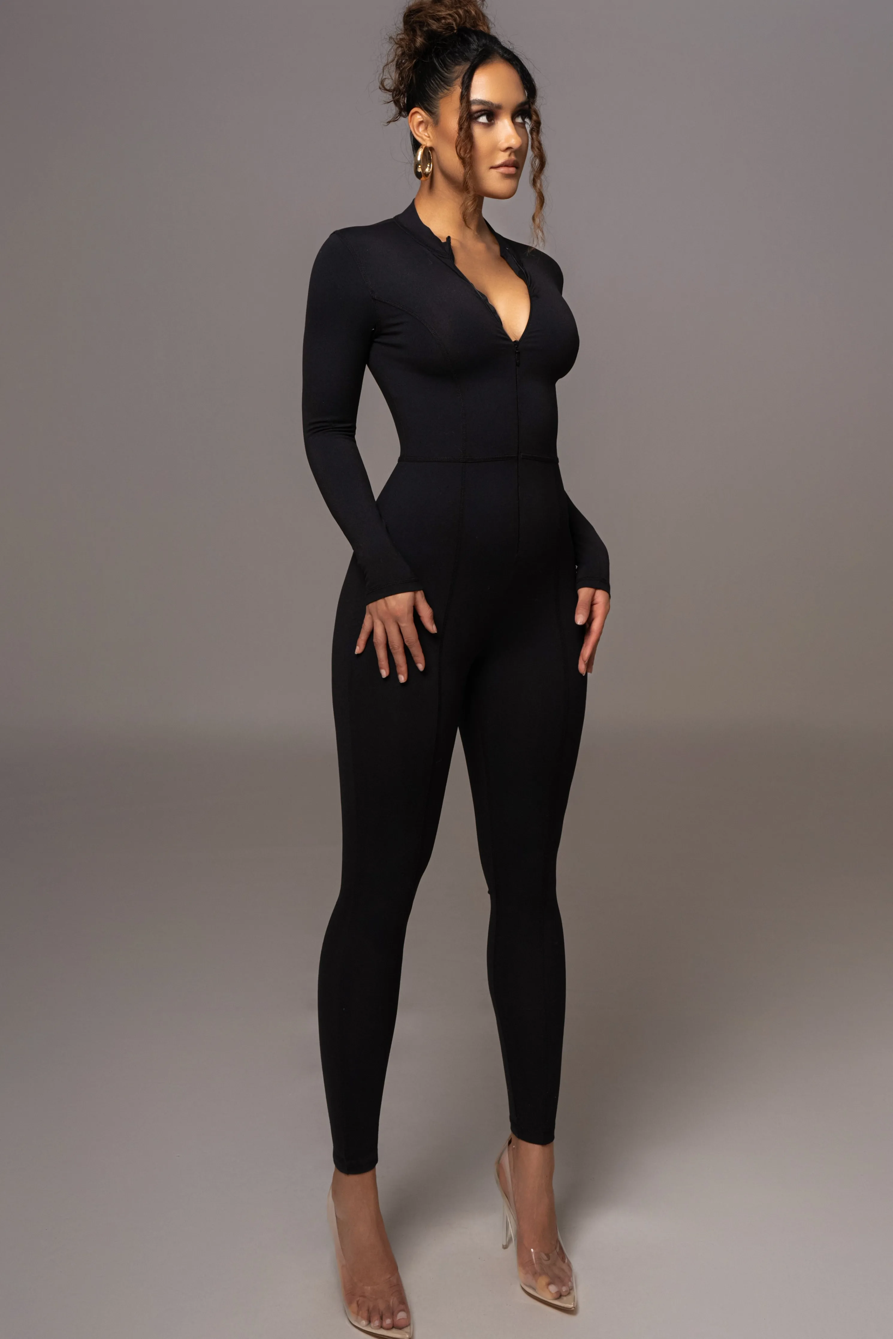 Black Galilea High Neck Jumpsuit