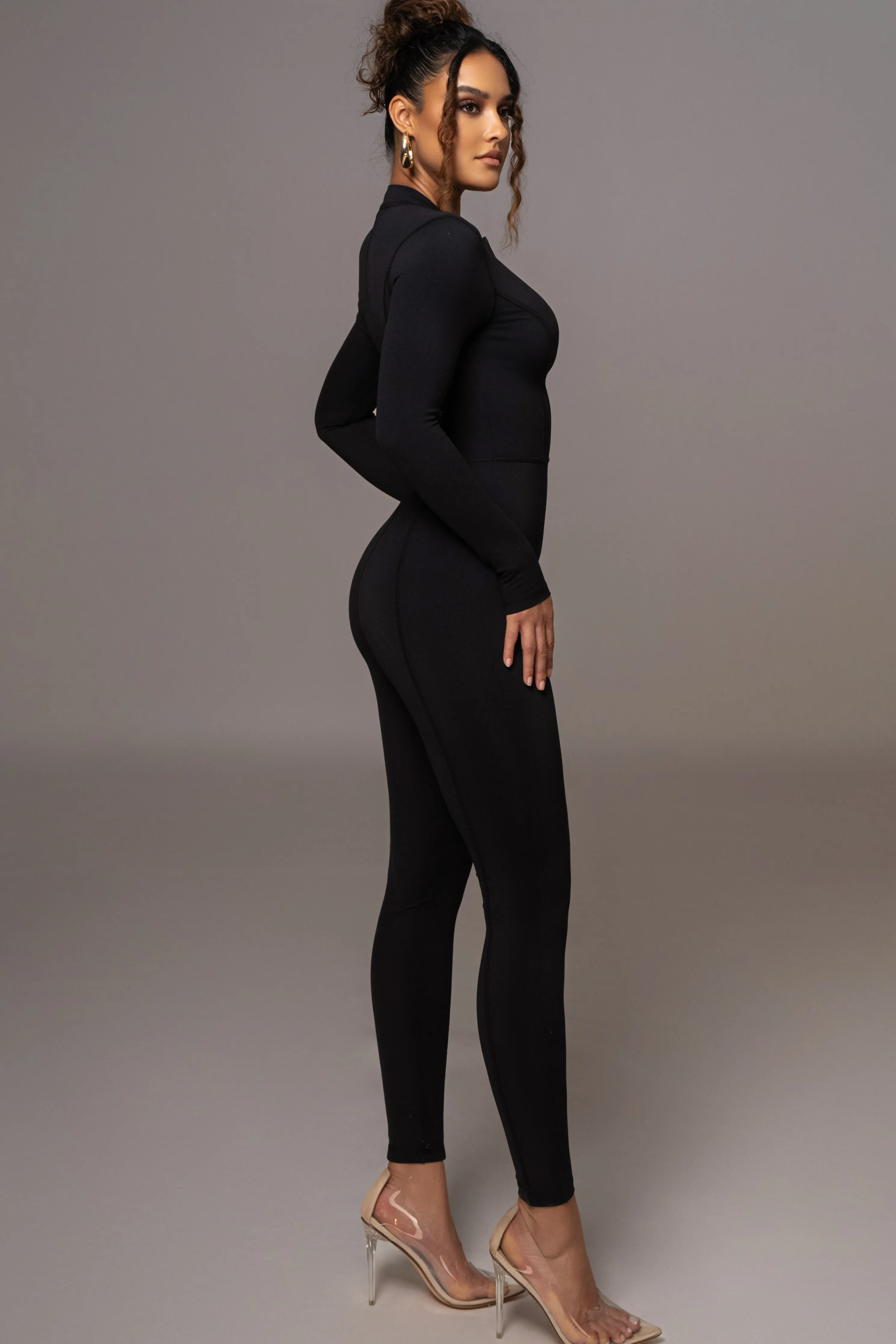 Black Galilea High Neck Jumpsuit