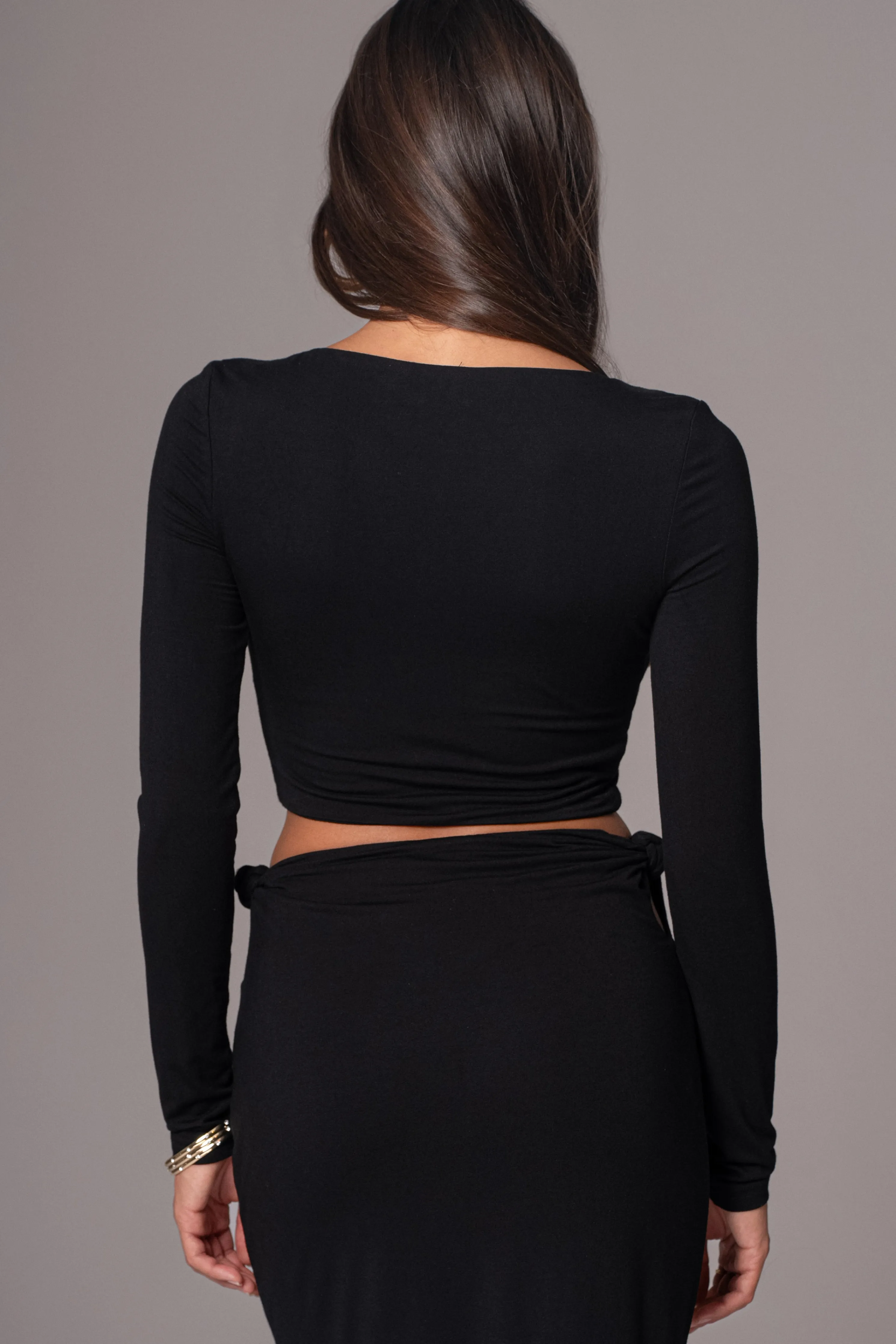 Black Geneva Skirt Set