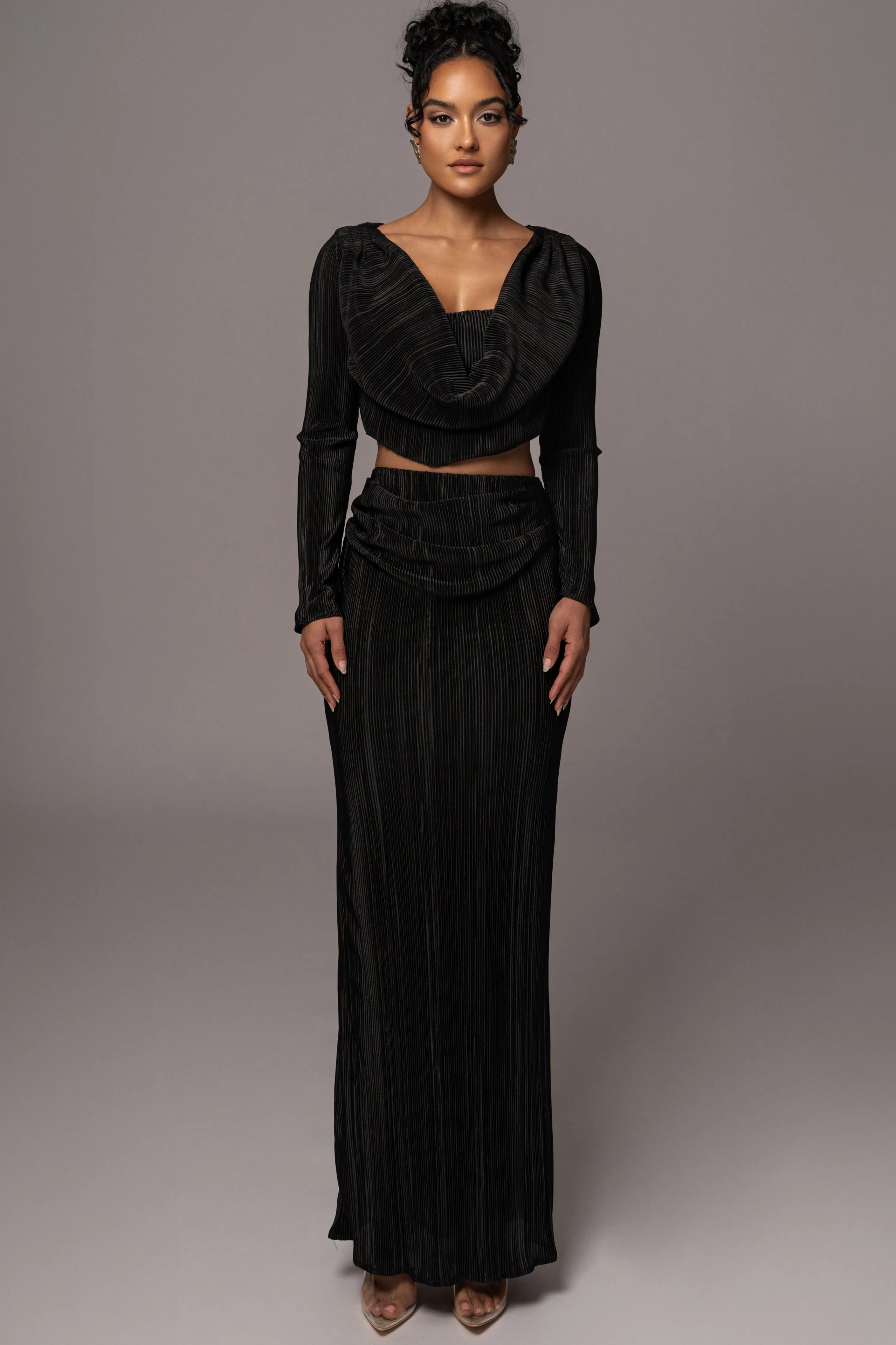 Black Haidyn Skirt Set