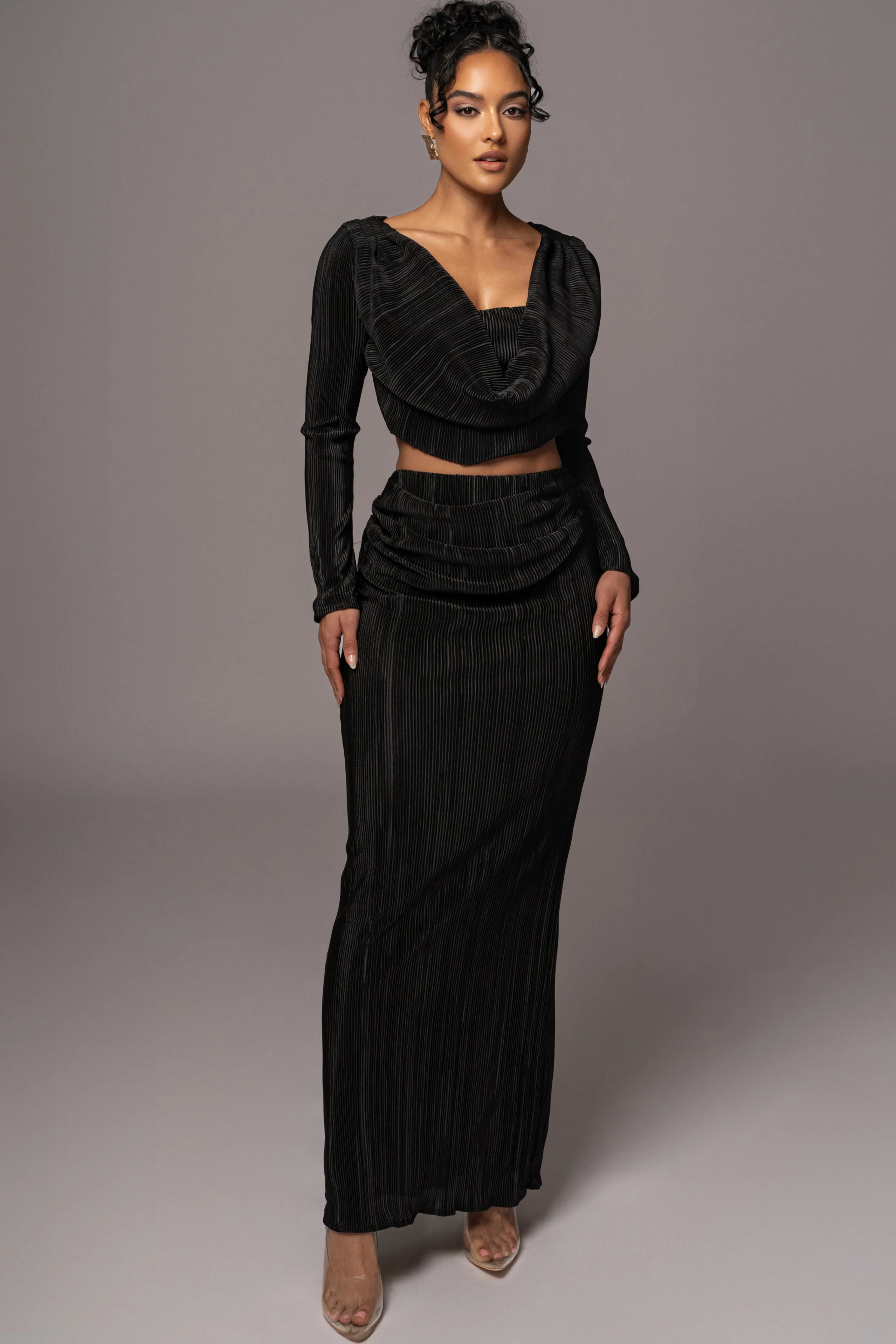 Black Haidyn Skirt Set