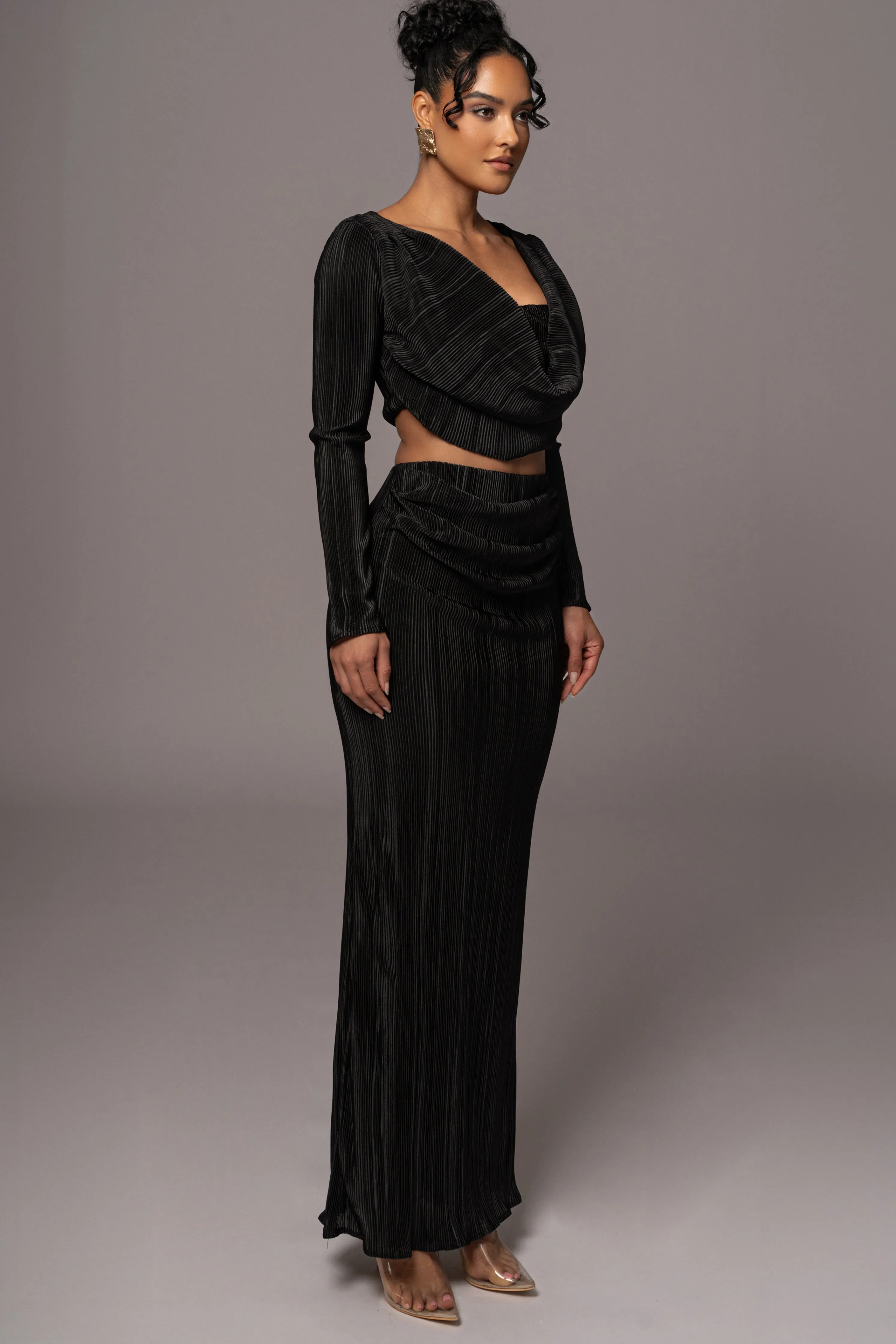 Black Haidyn Skirt Set