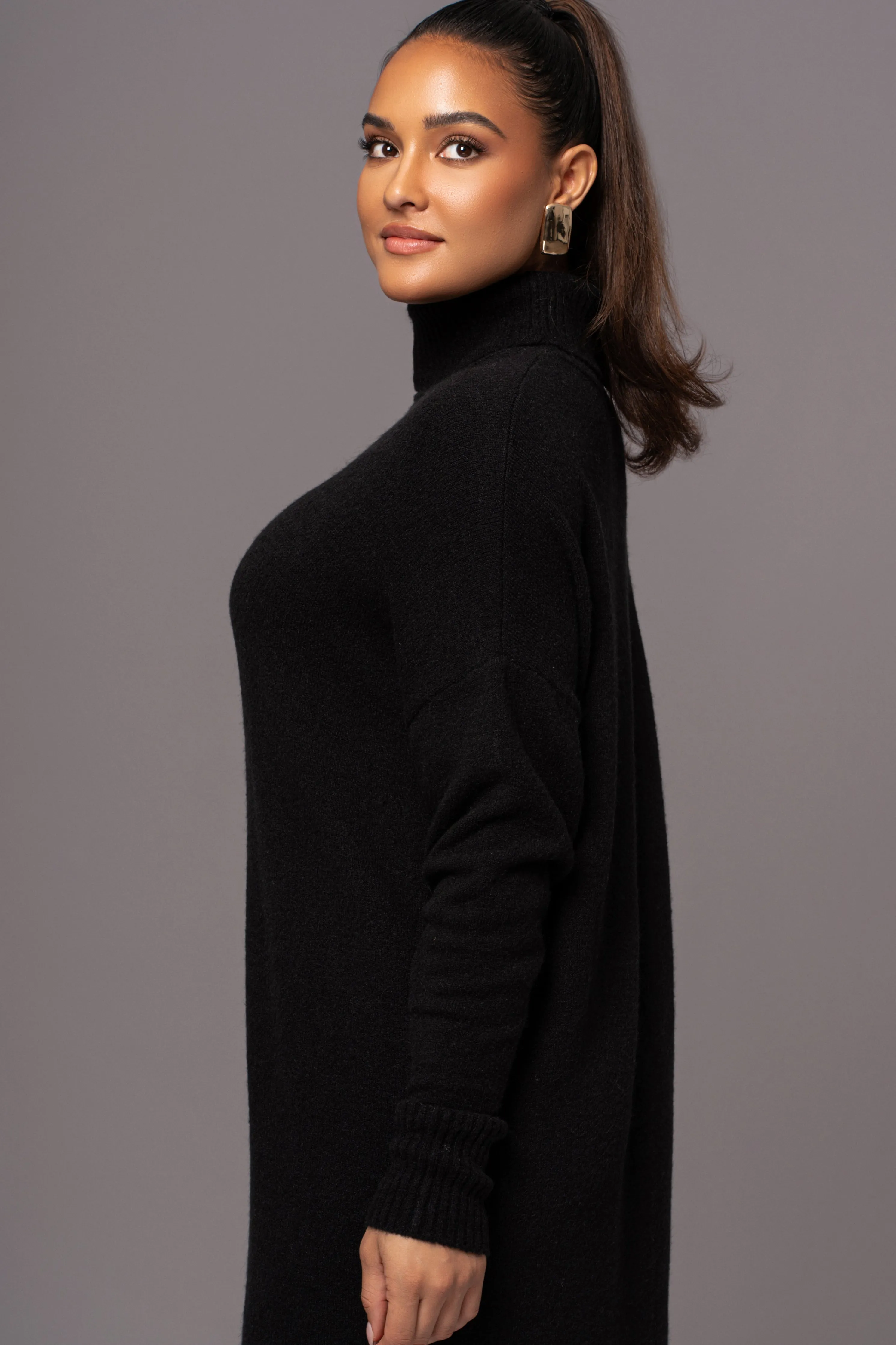 Black Hartley Knit Maxi Dress