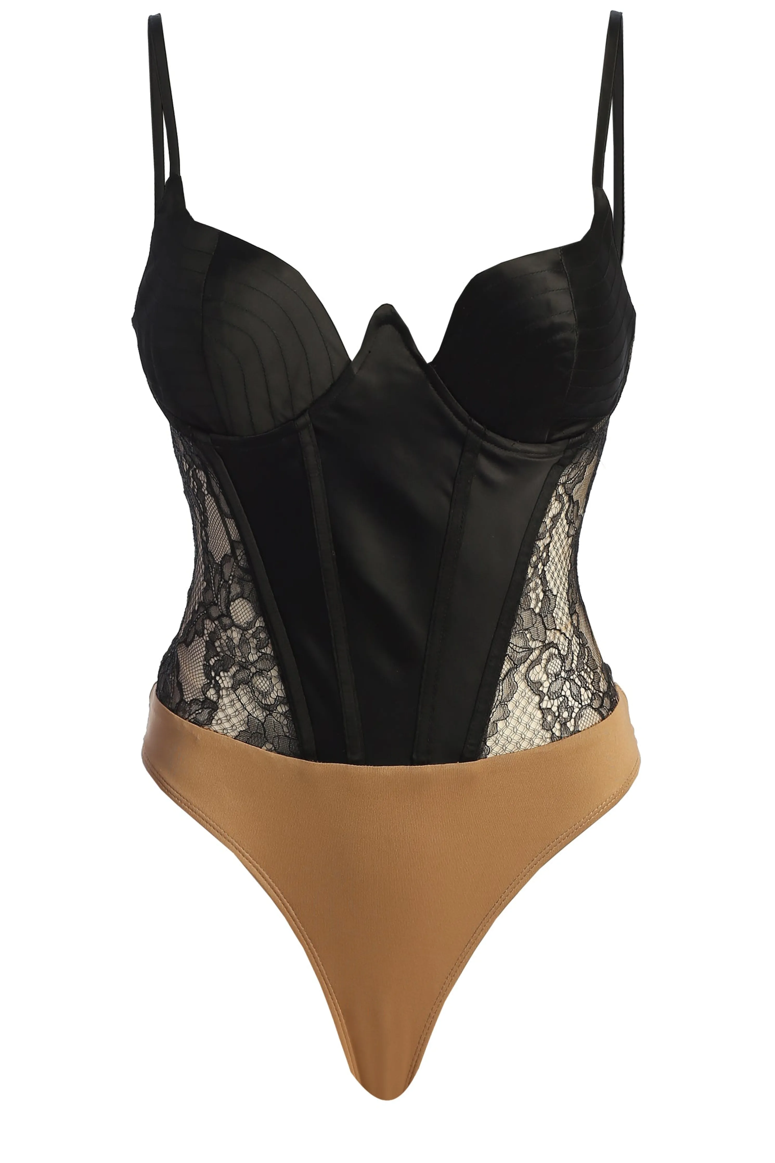 Black Incomparable Lace Bodysuit