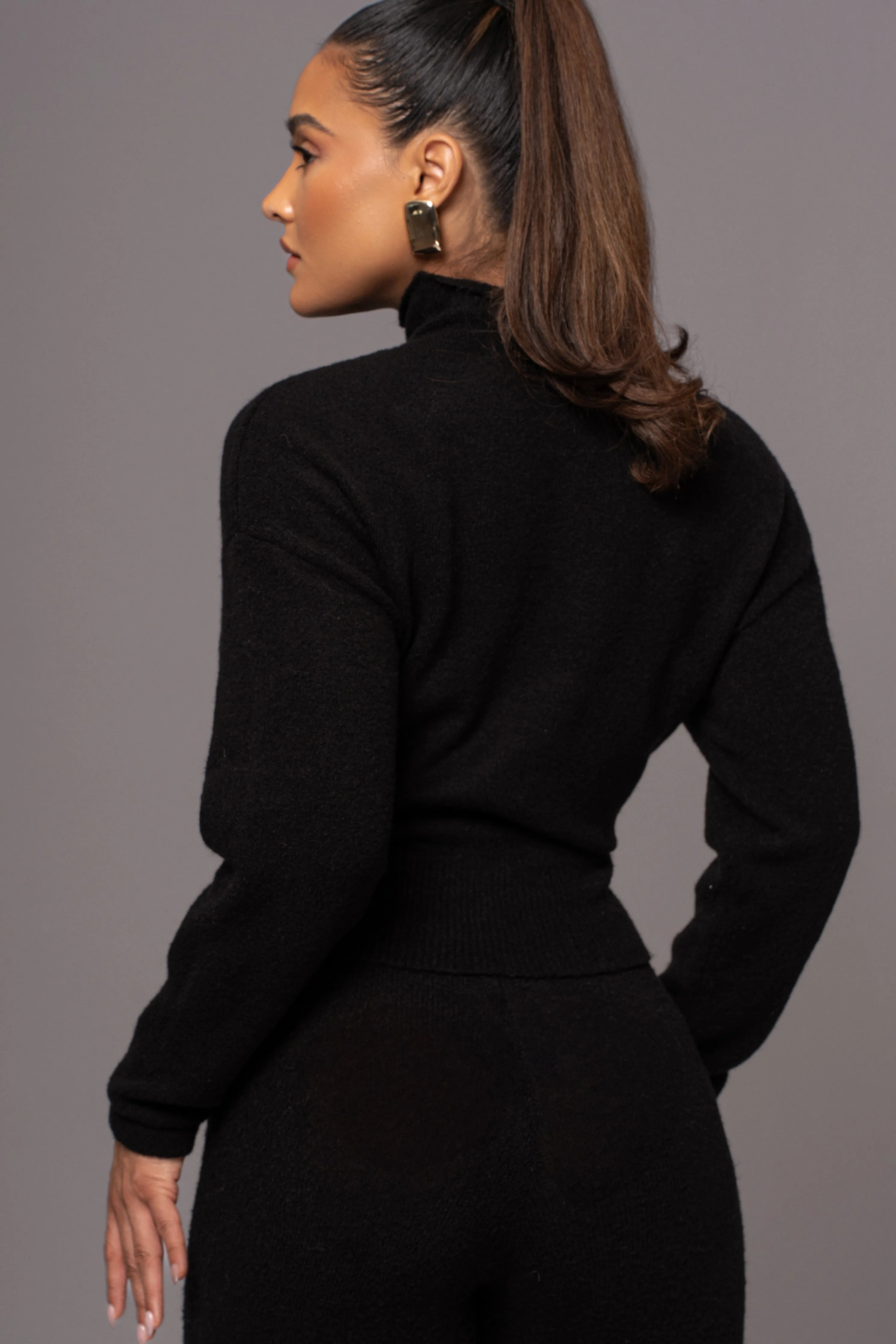 Black Ivy Sweater Knit Pant Set