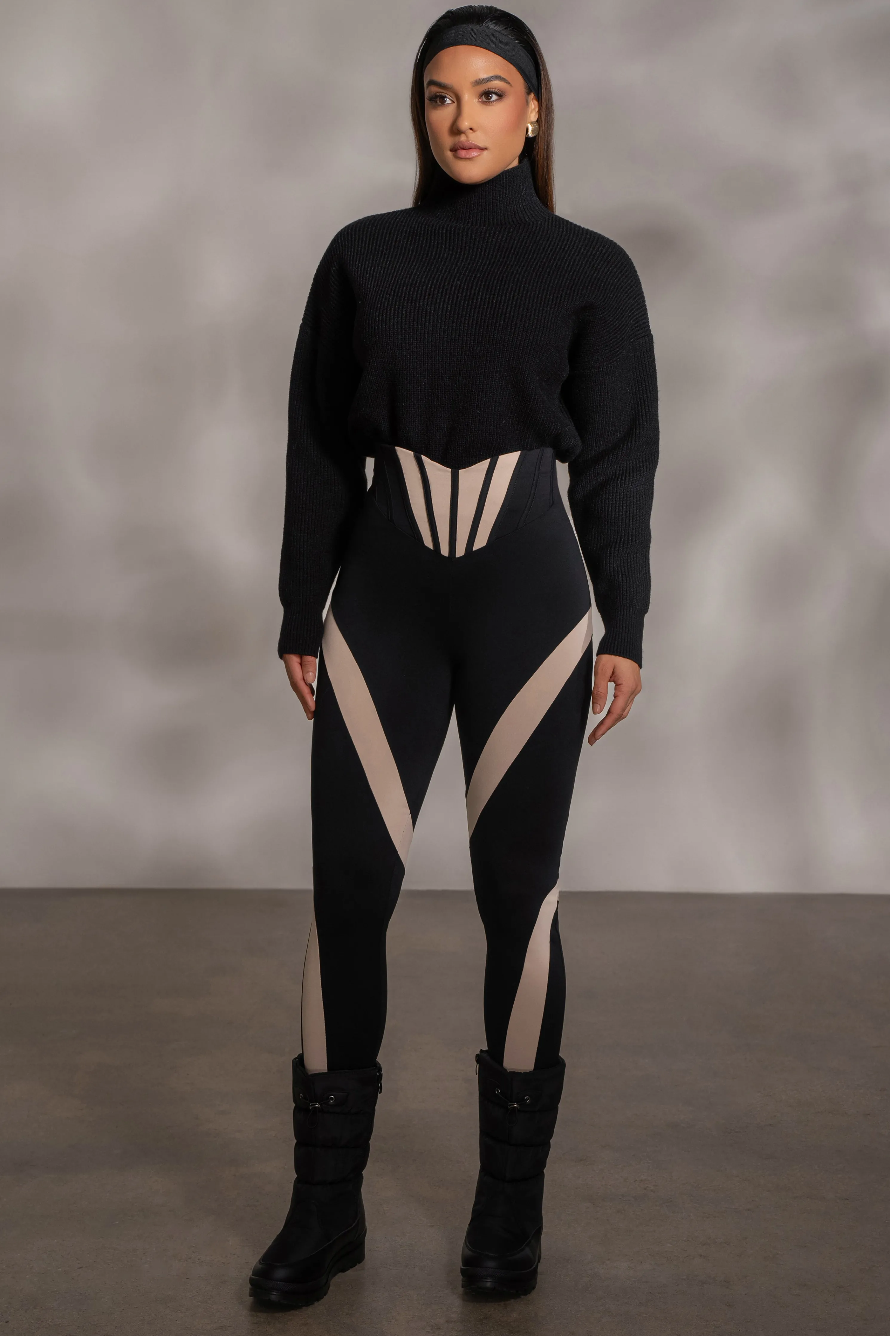 Black Jenni Turtleneck Sweater Top