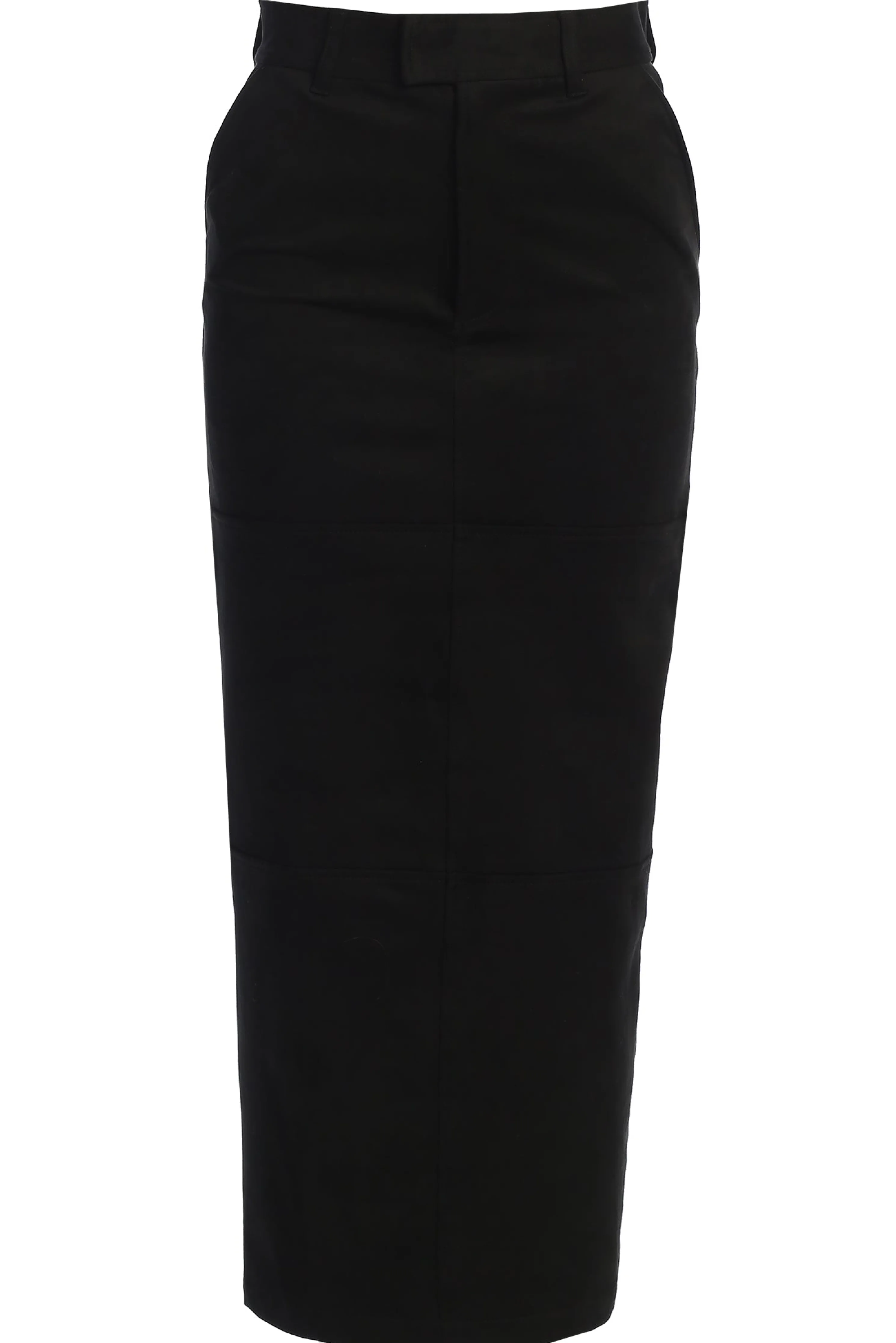 Black Joy Suede Maxi Skirt