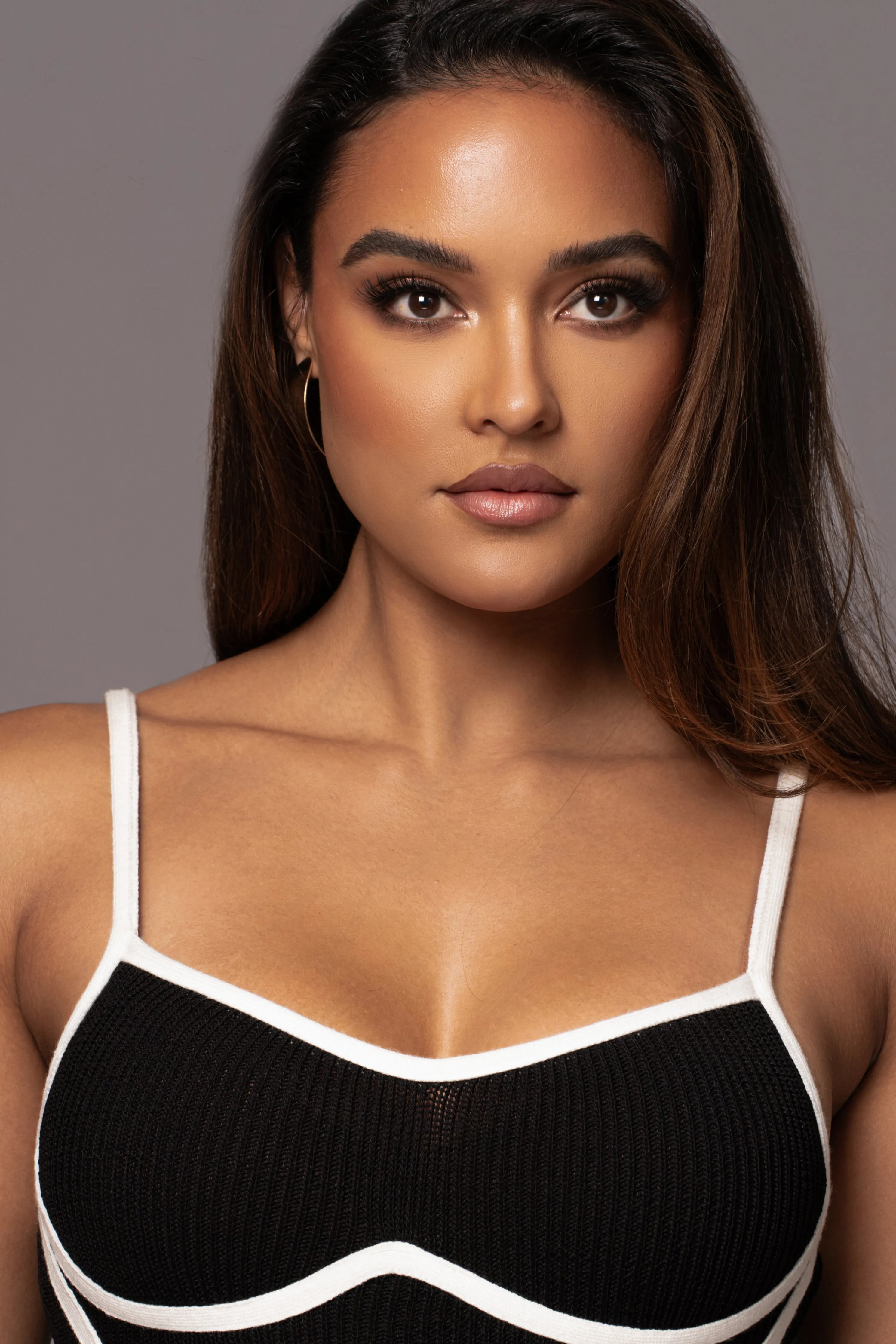 Black Model Citizen Knit Midi Dress