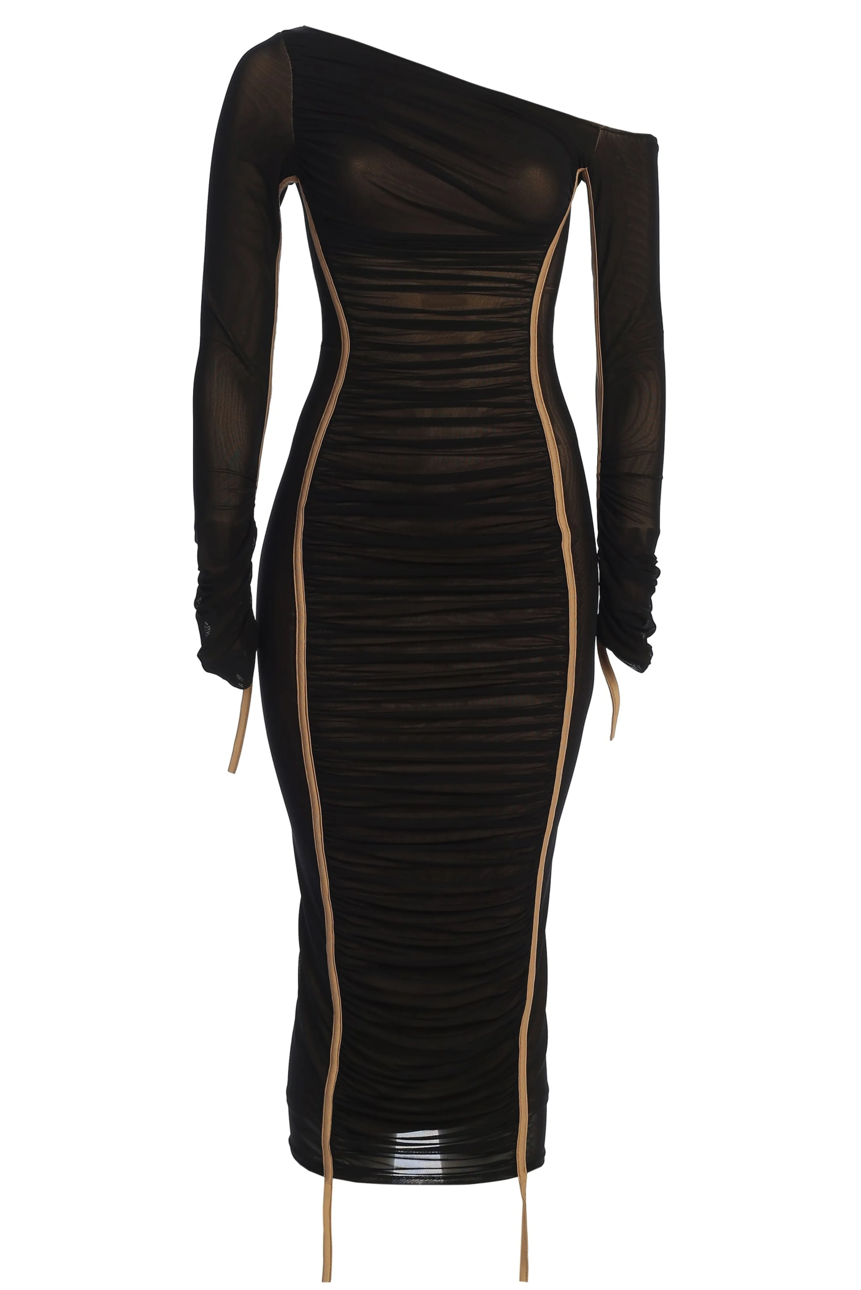 Black Monika Midi Dress