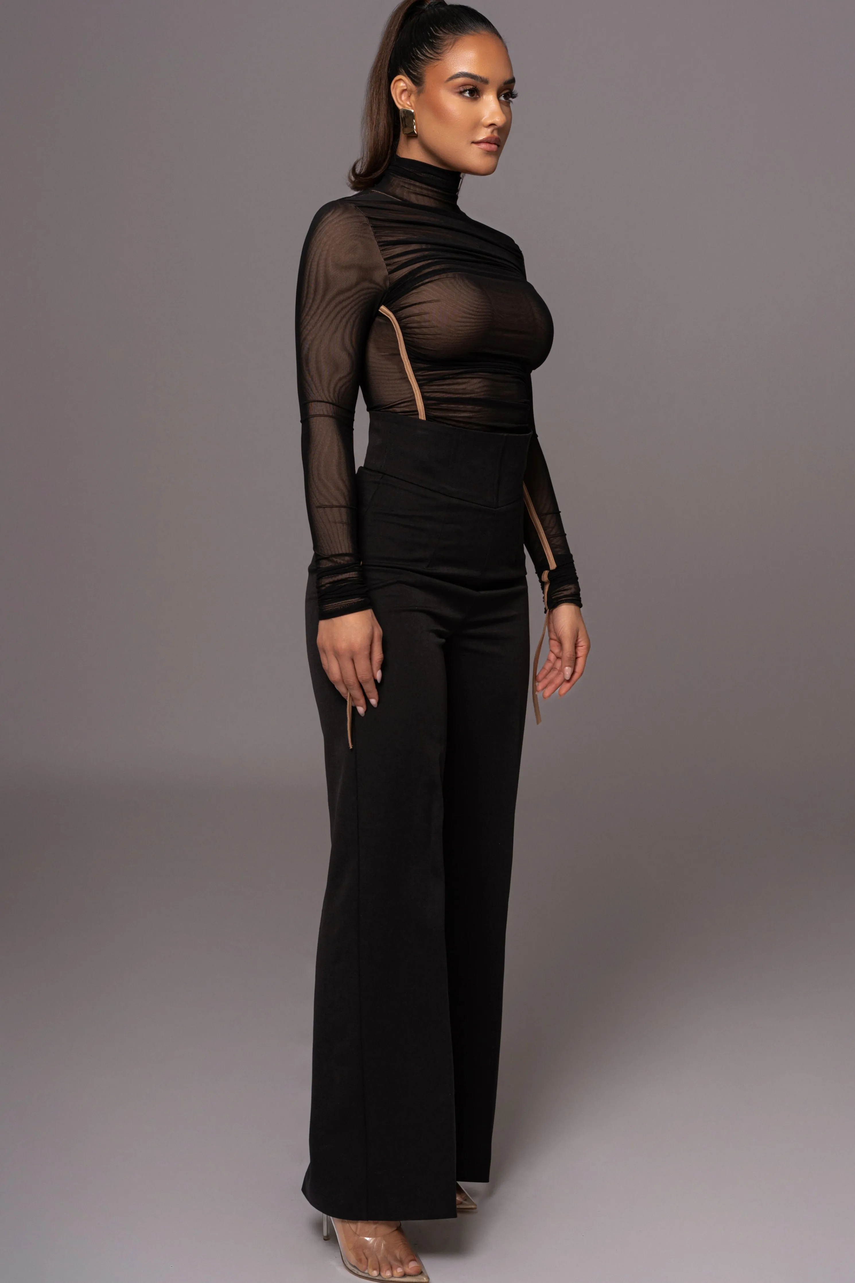 Black Novena Woven Pants