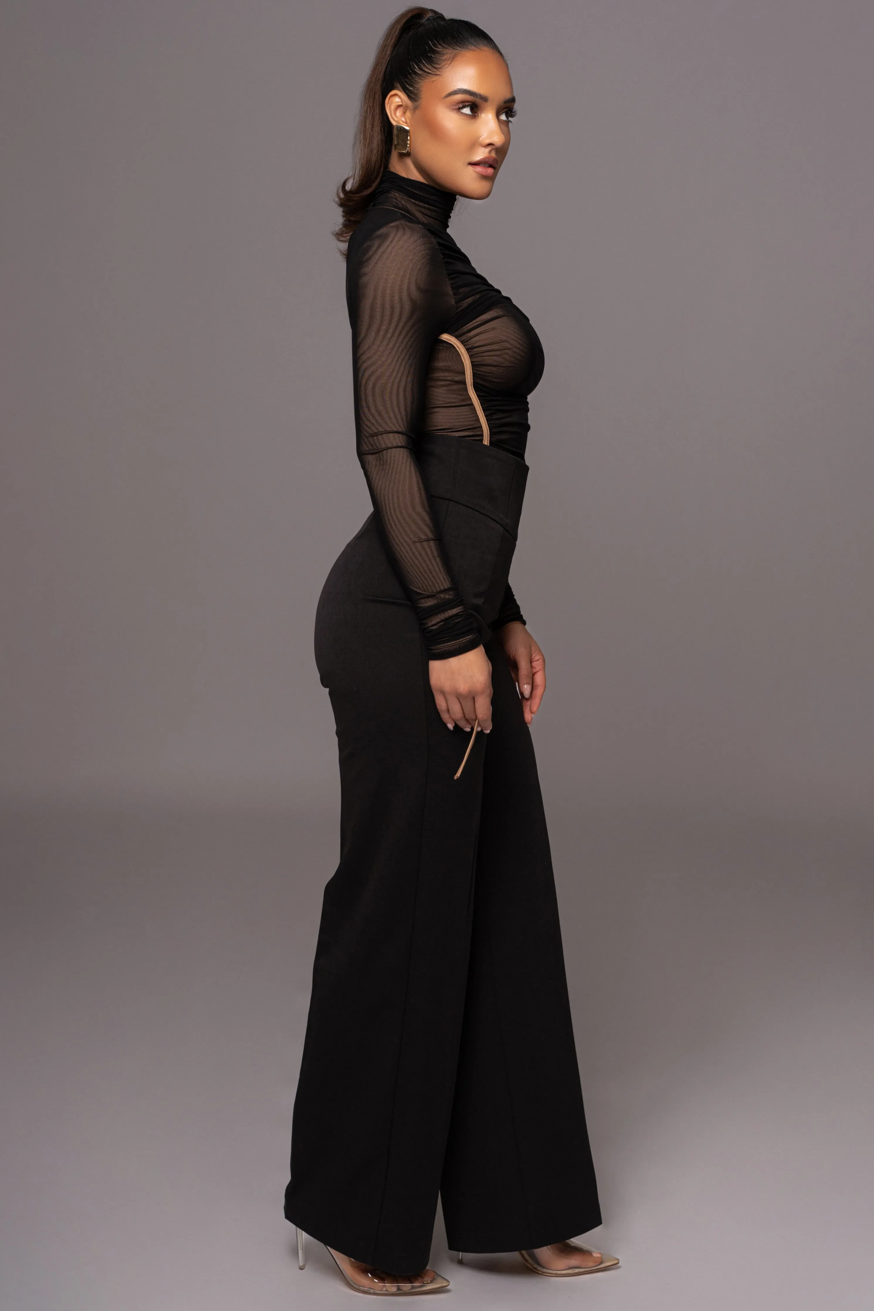 Black Novena Woven Pants