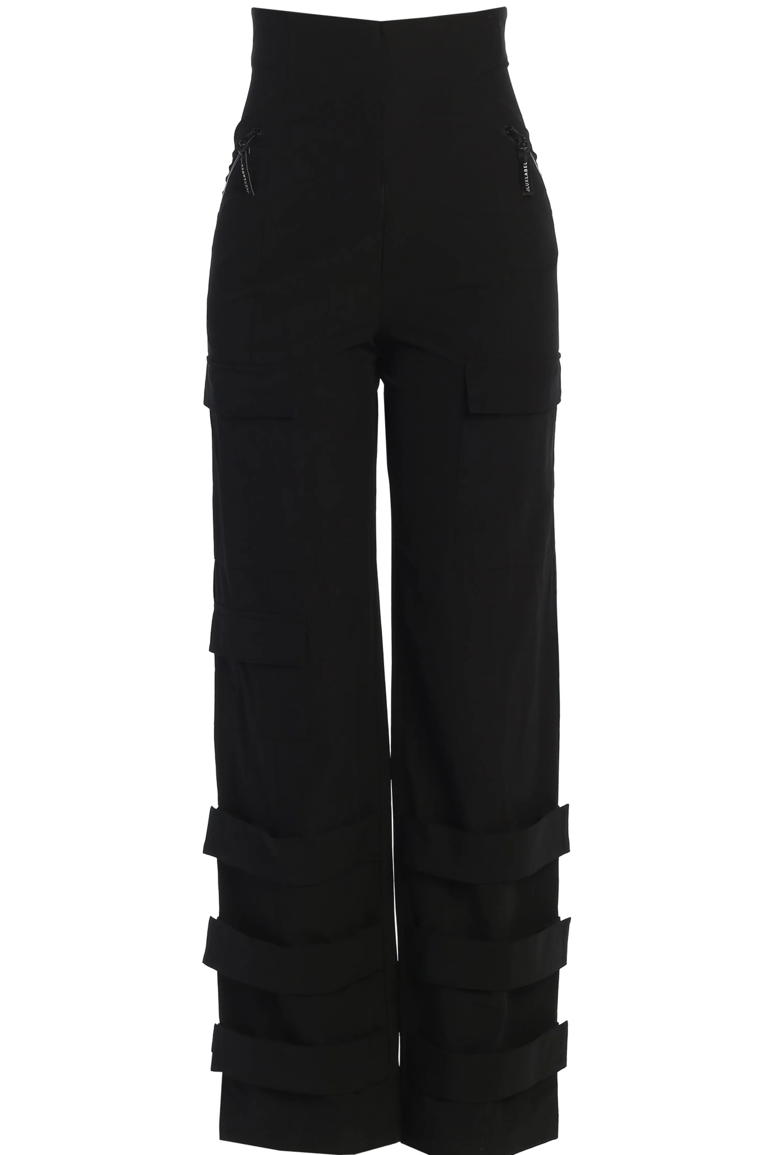 Black Nyah Nylon Utility Pants