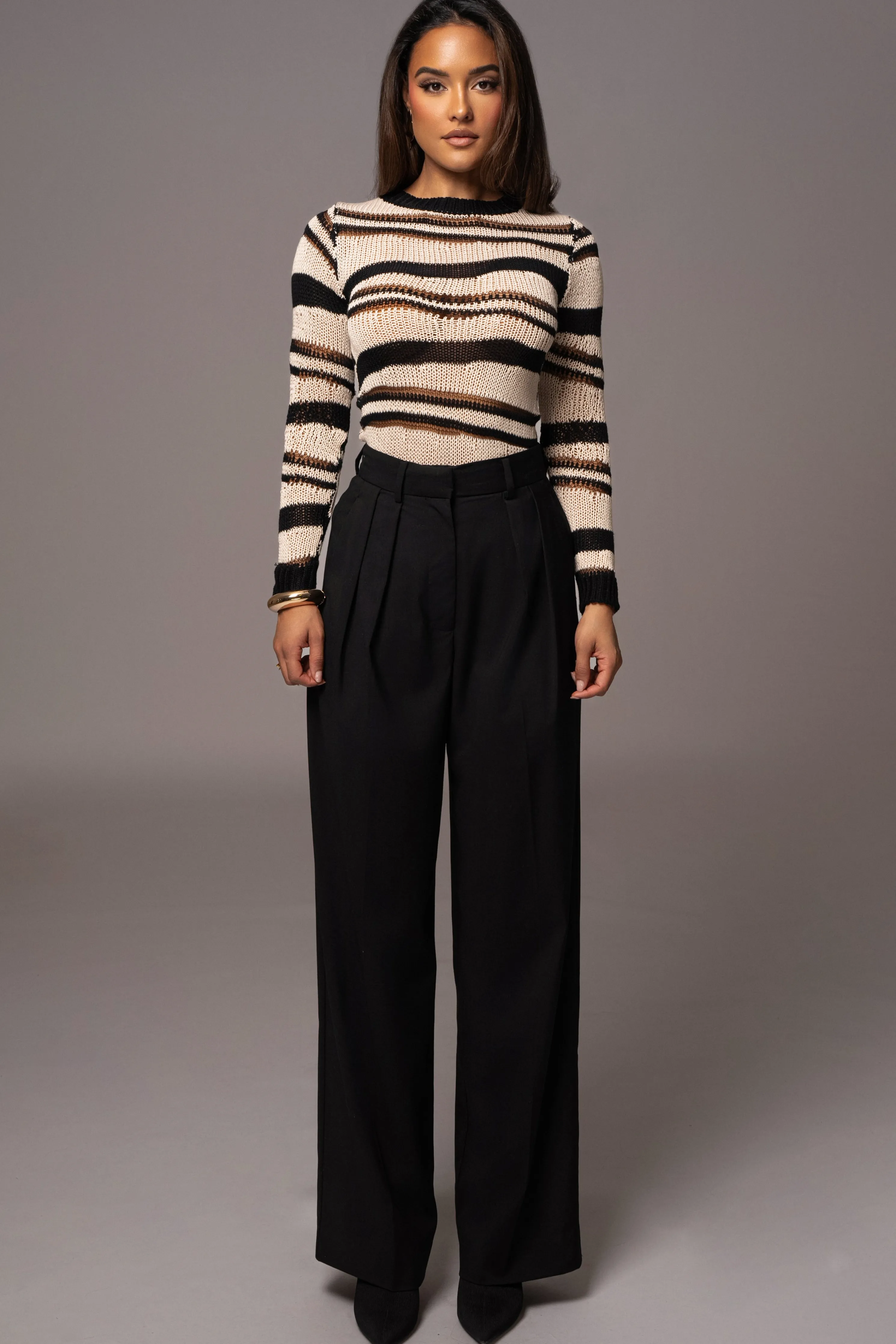 Black Power Hour High Waist Trousers