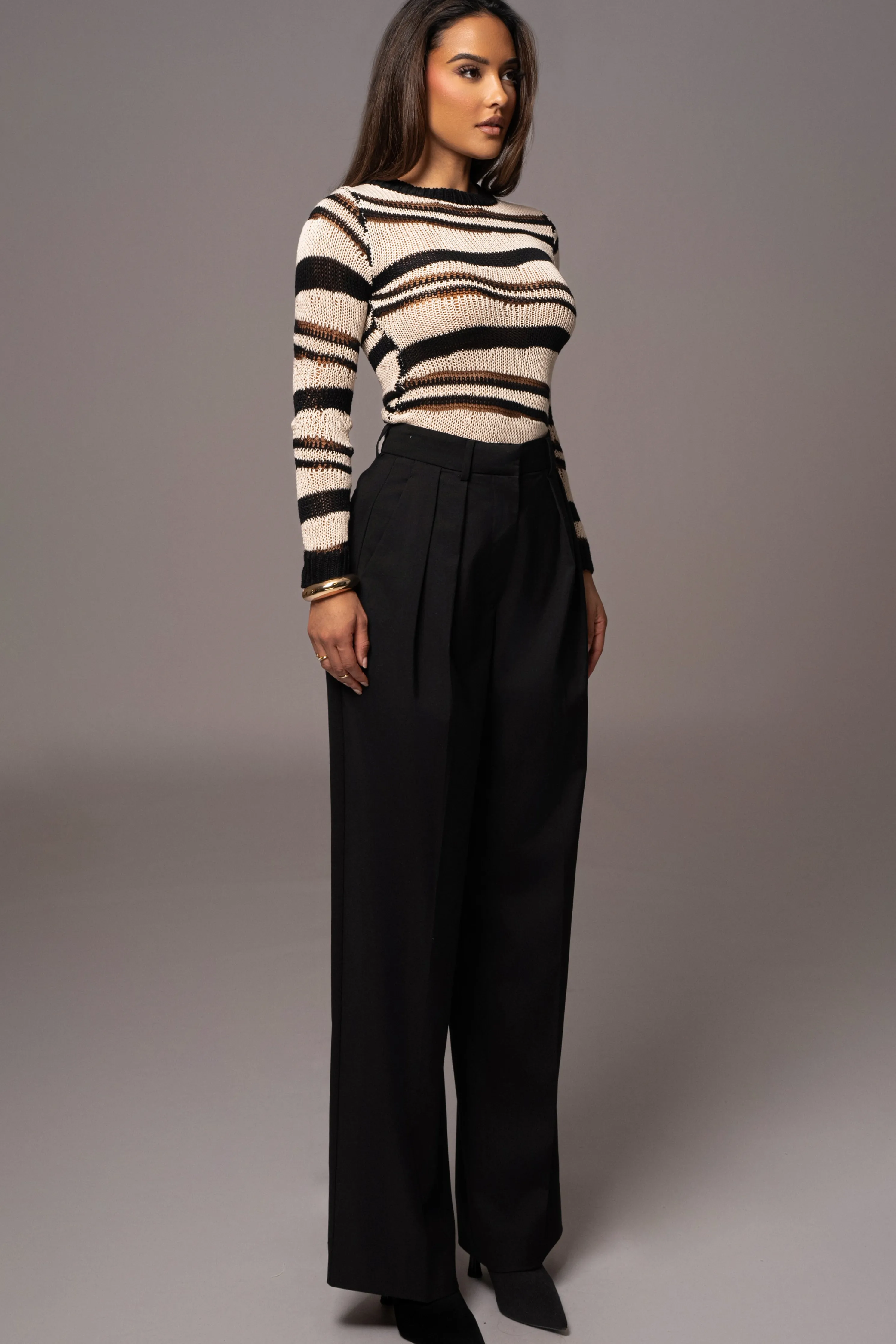 Black Power Hour High Waist Trousers