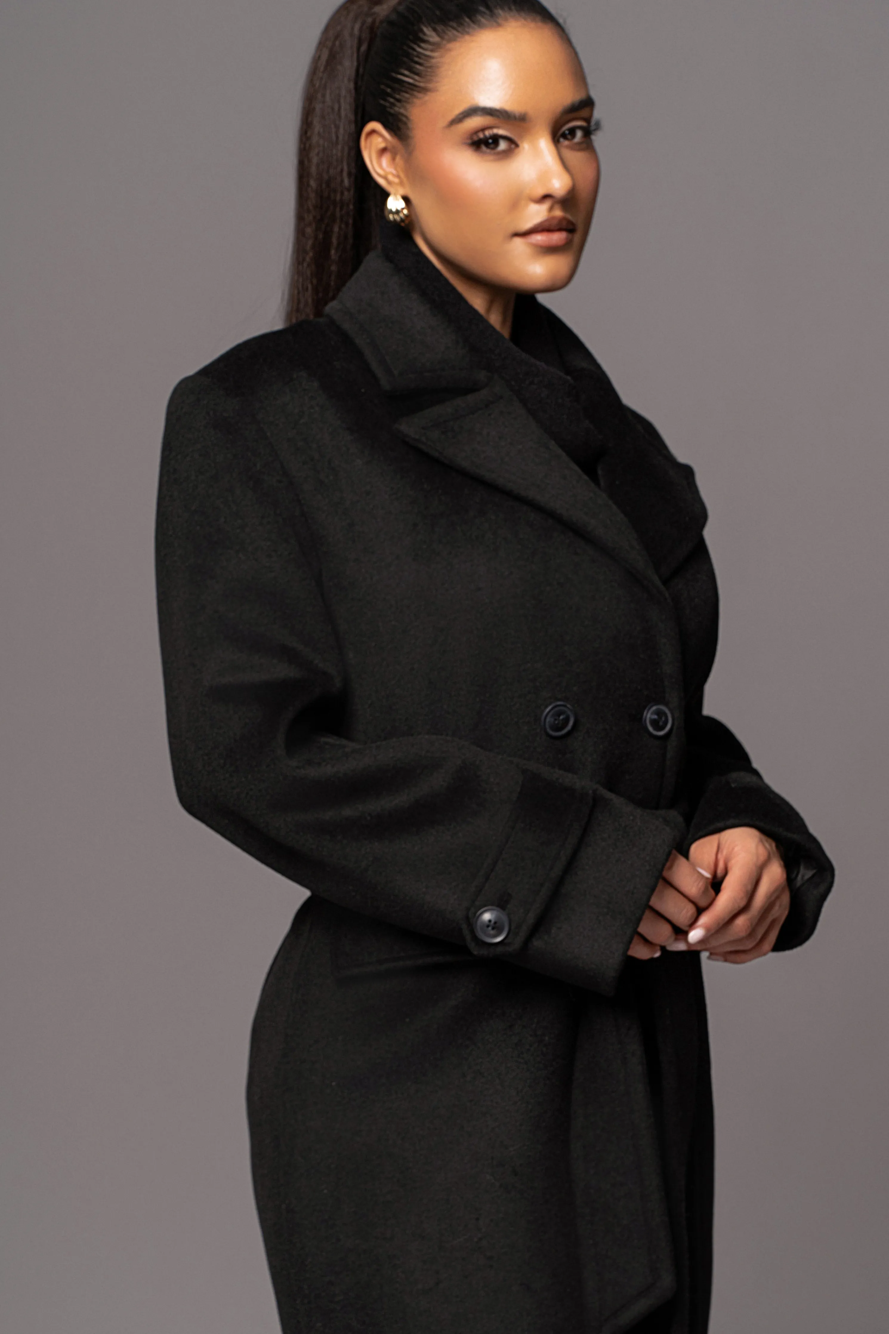 Black Rain Or Shine Longline Coat