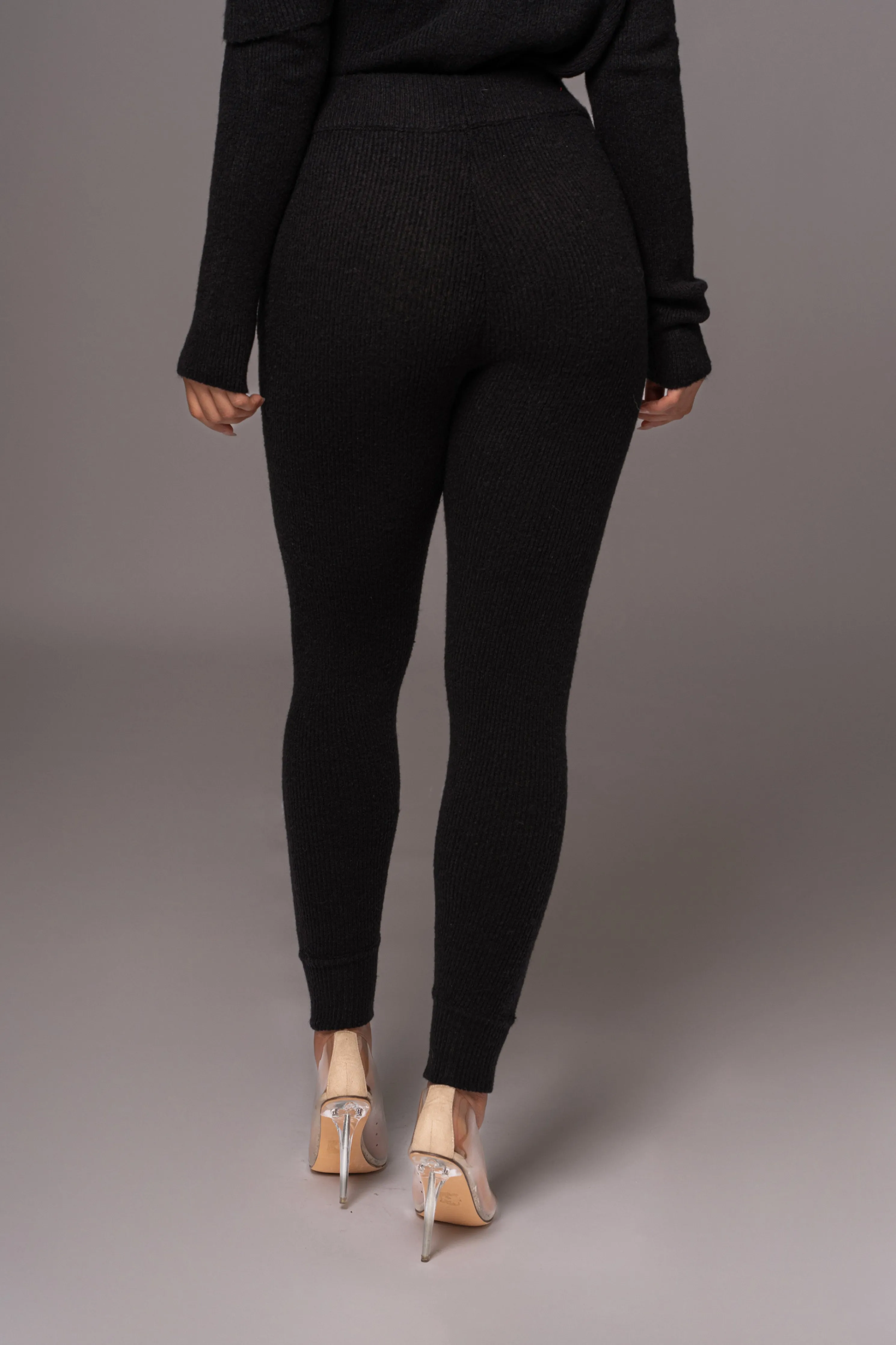 Black Sedona Knit Pant Set
