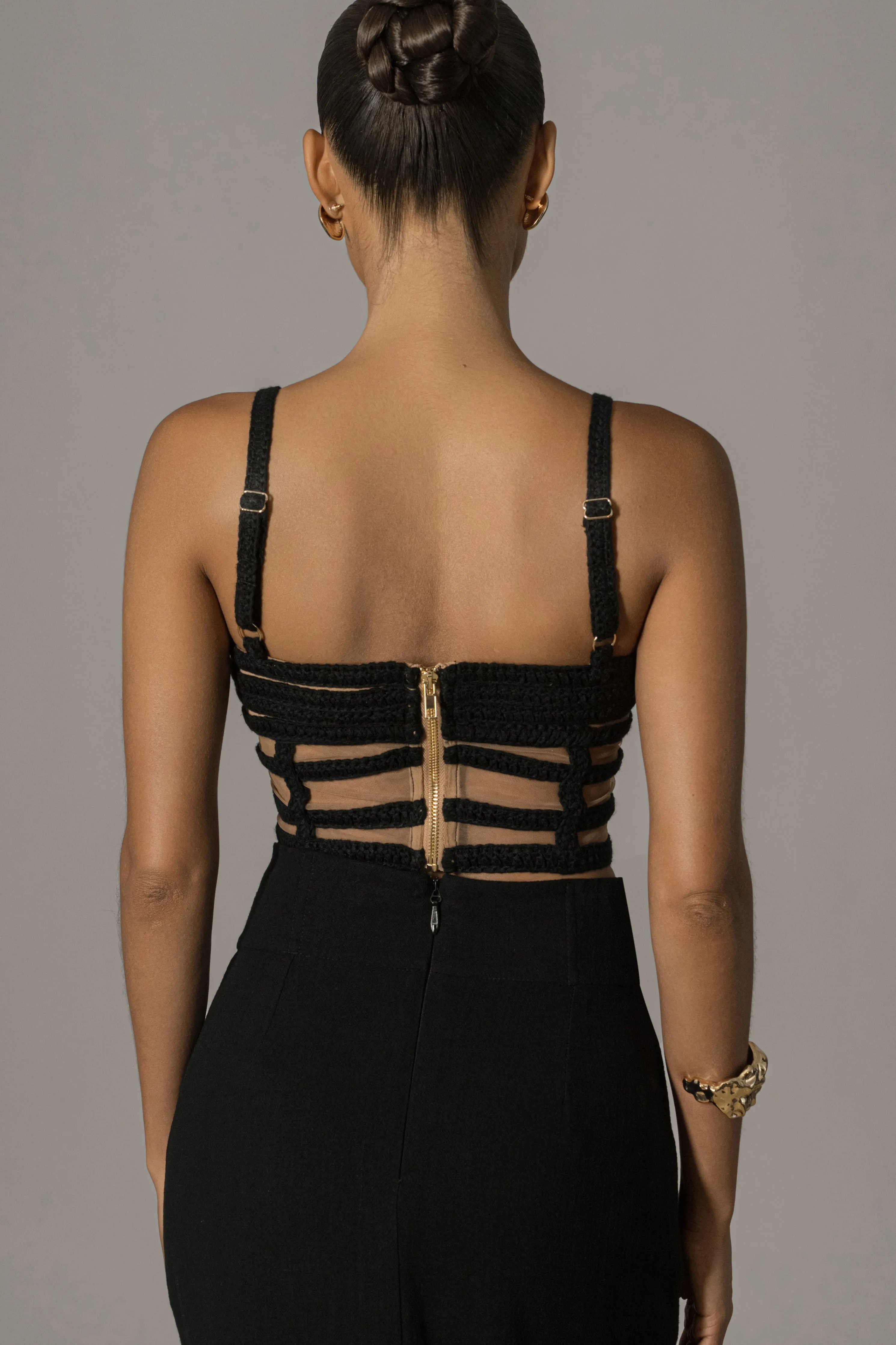 Black Serenity Bay Top