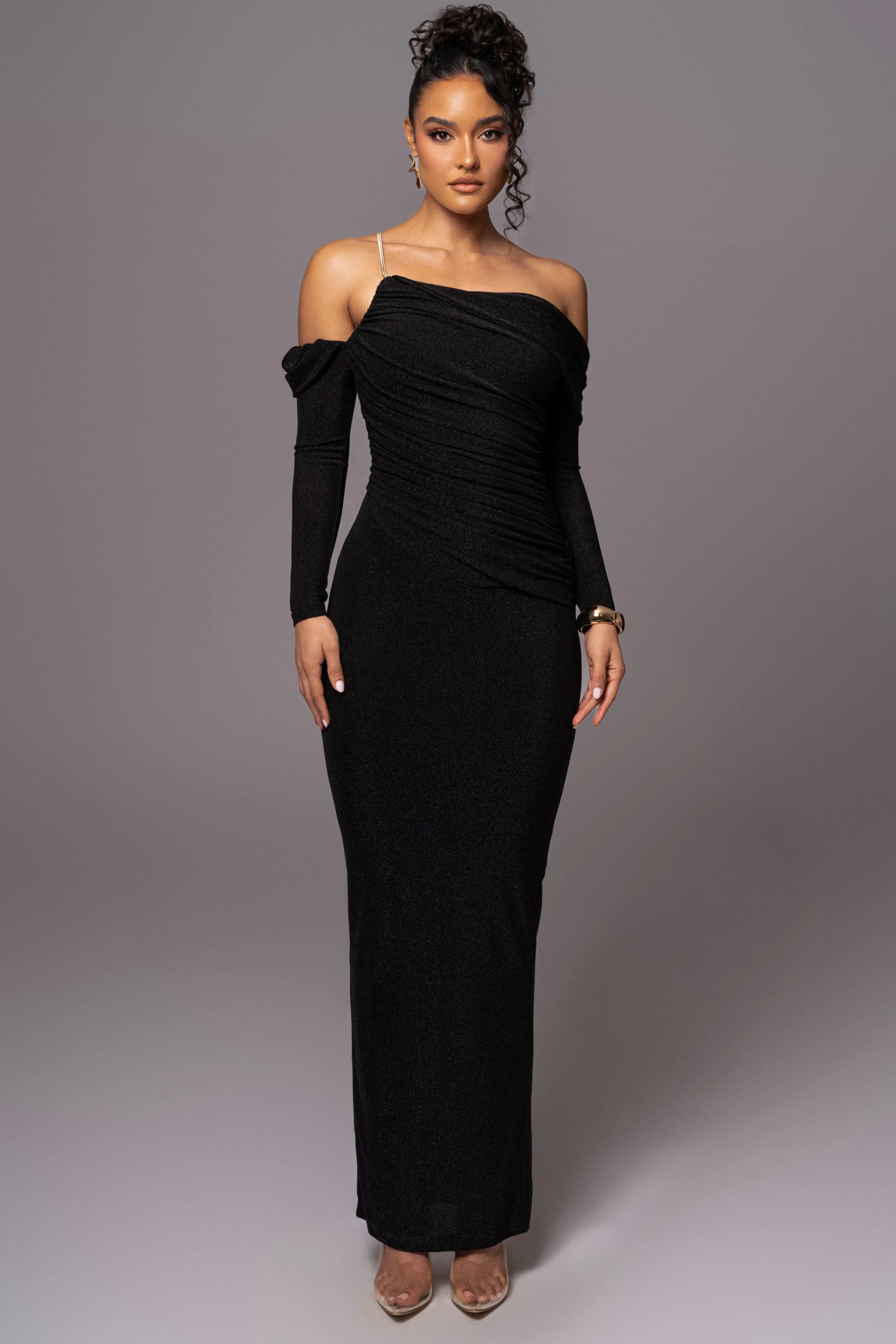 Black Serina Maxi Dress