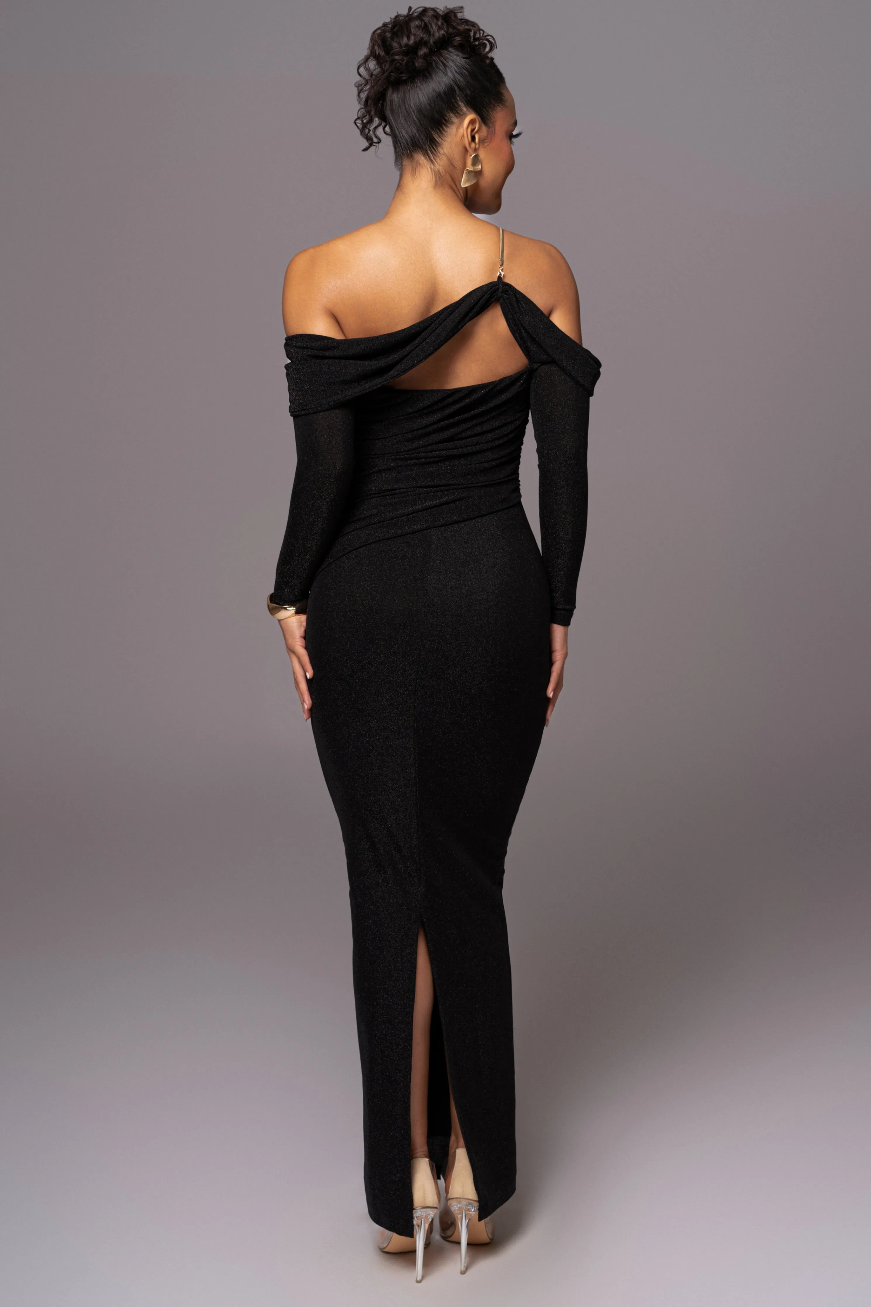 Black Serina Maxi Dress