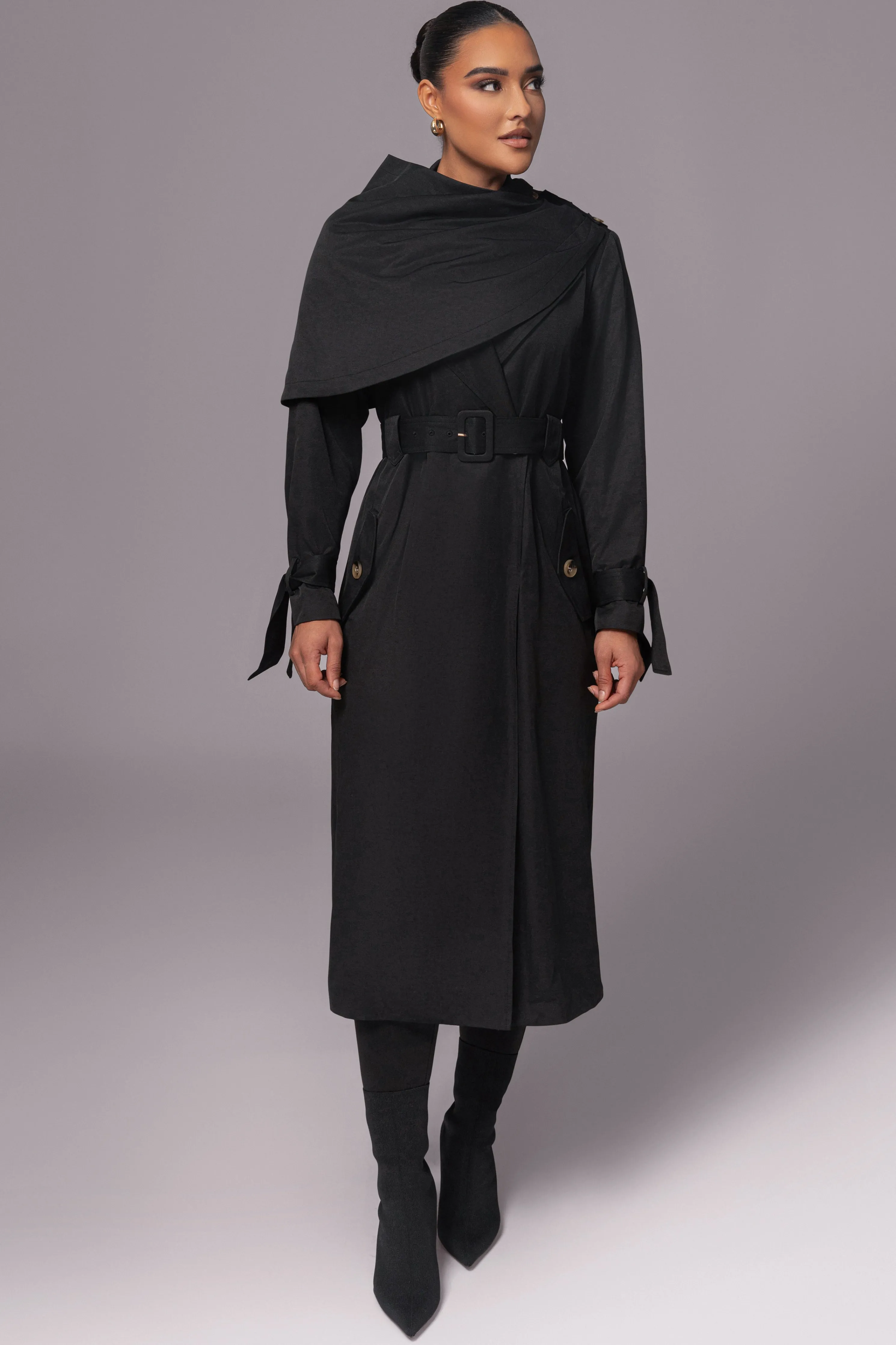 Black The Classic Trench Coat