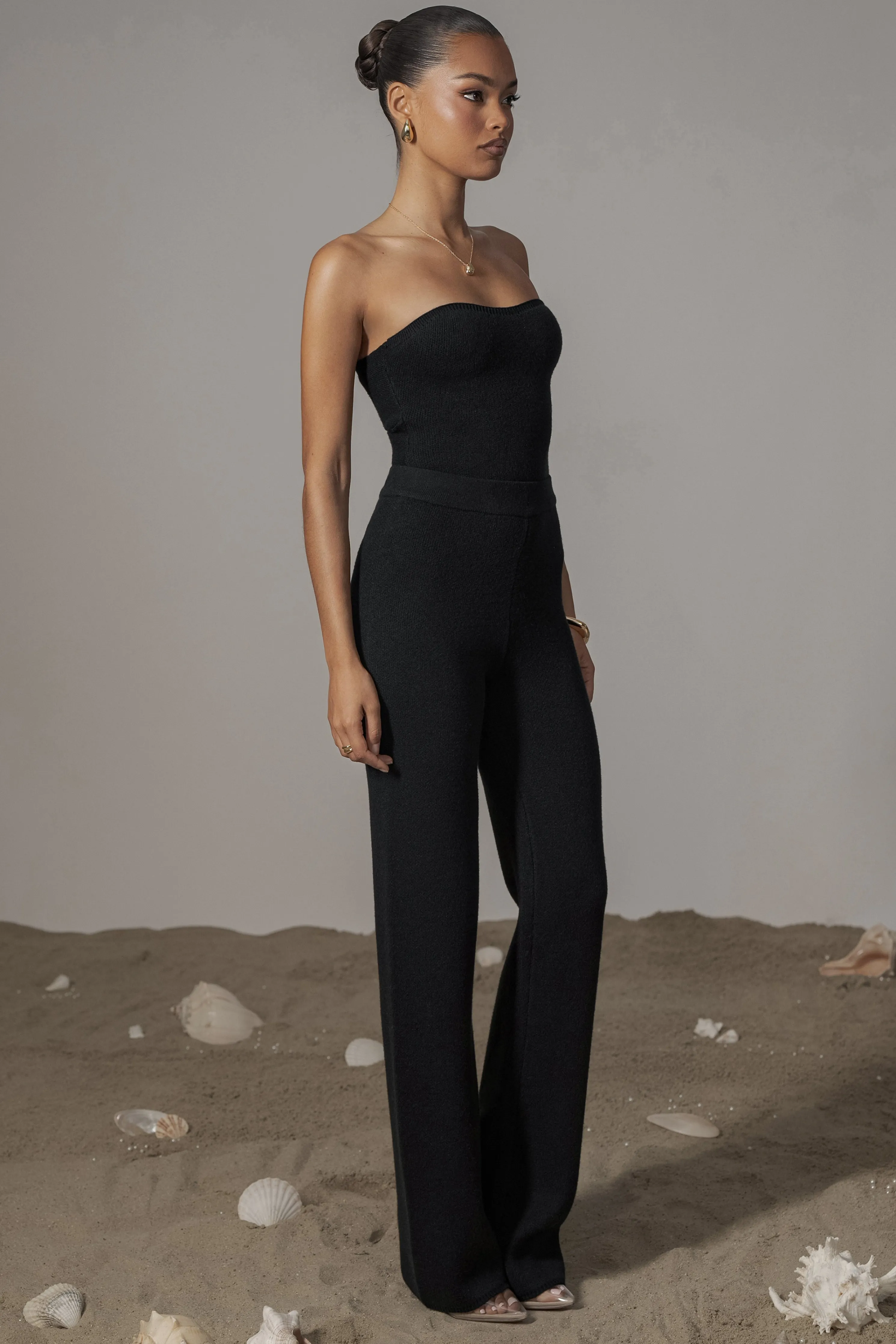 Black Tropic Oasis Top